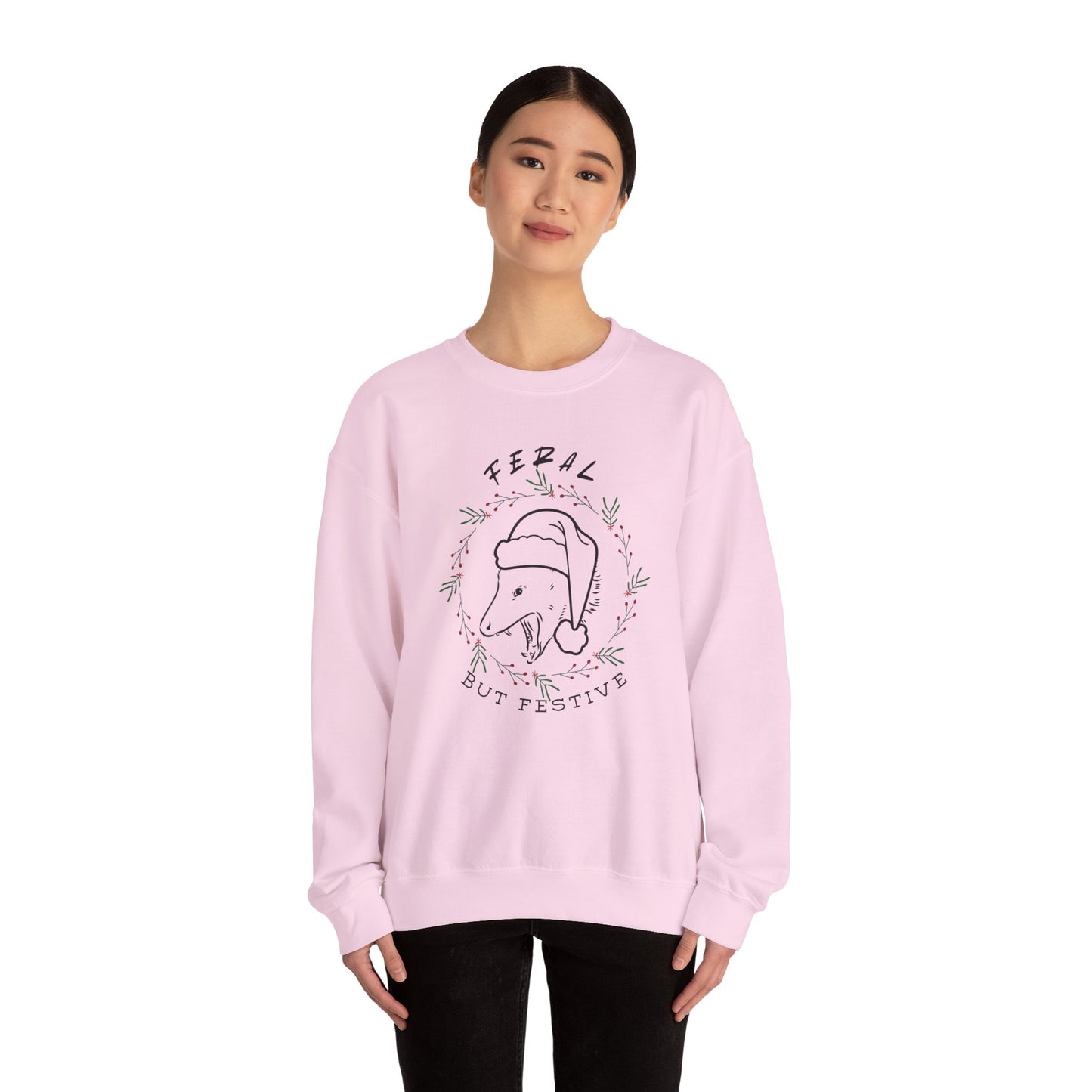Feral but Festive Crewneck