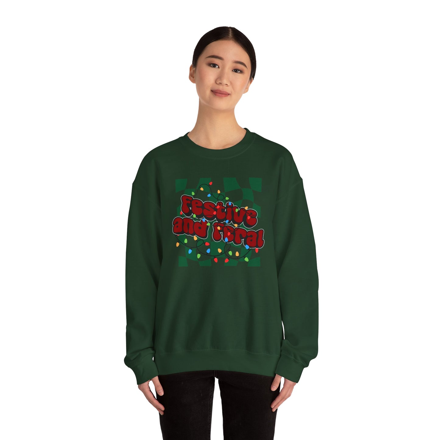 Festive and Feral Crewneck