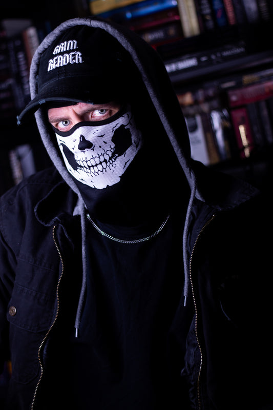 Grim Reader Distressed Hat (Embroidery)