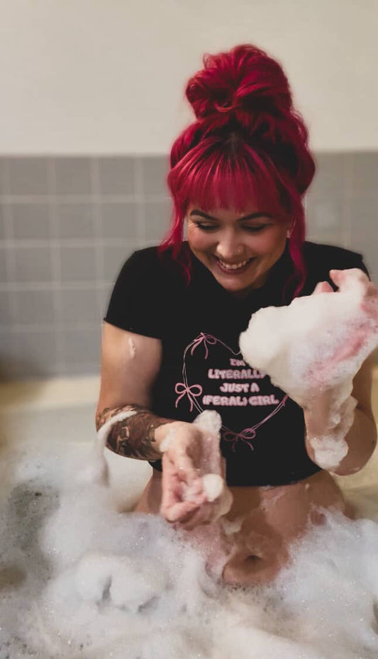 Just a (Feral) Girl Crop Top