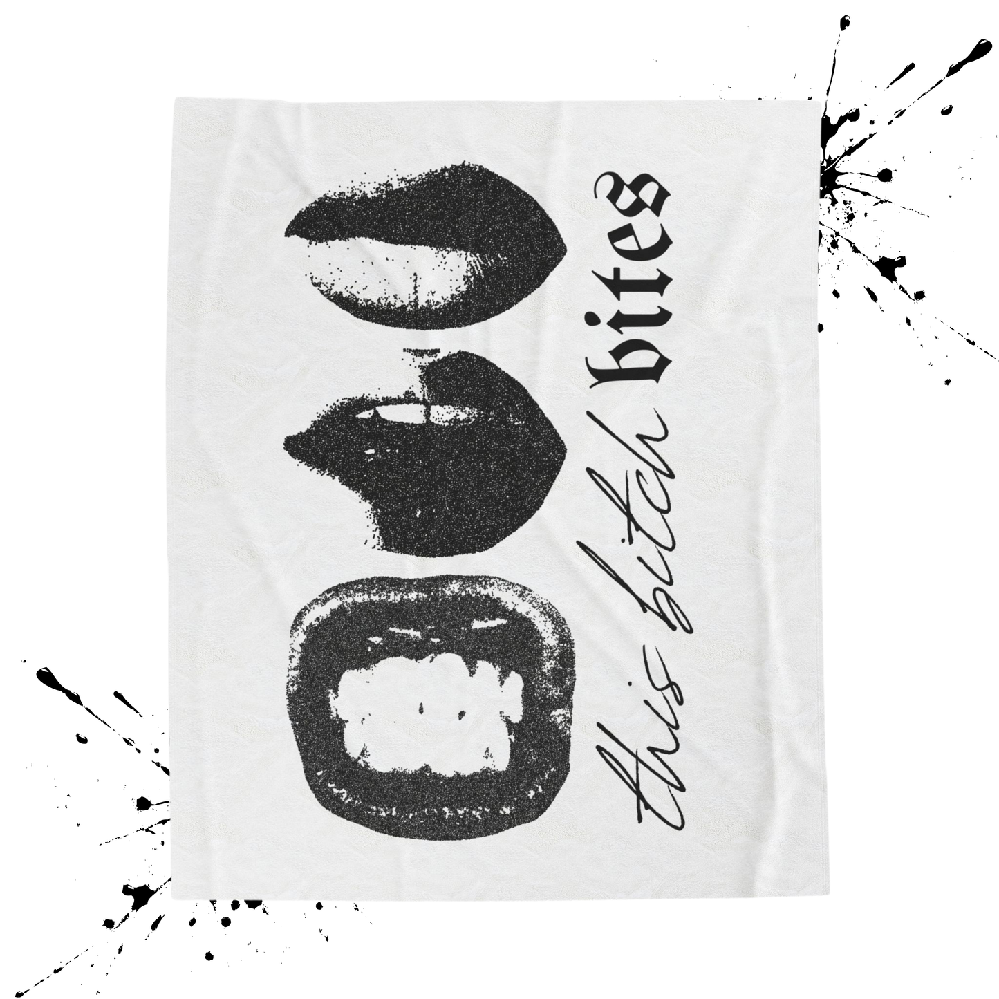 This Bitch Bites Plush Blanket