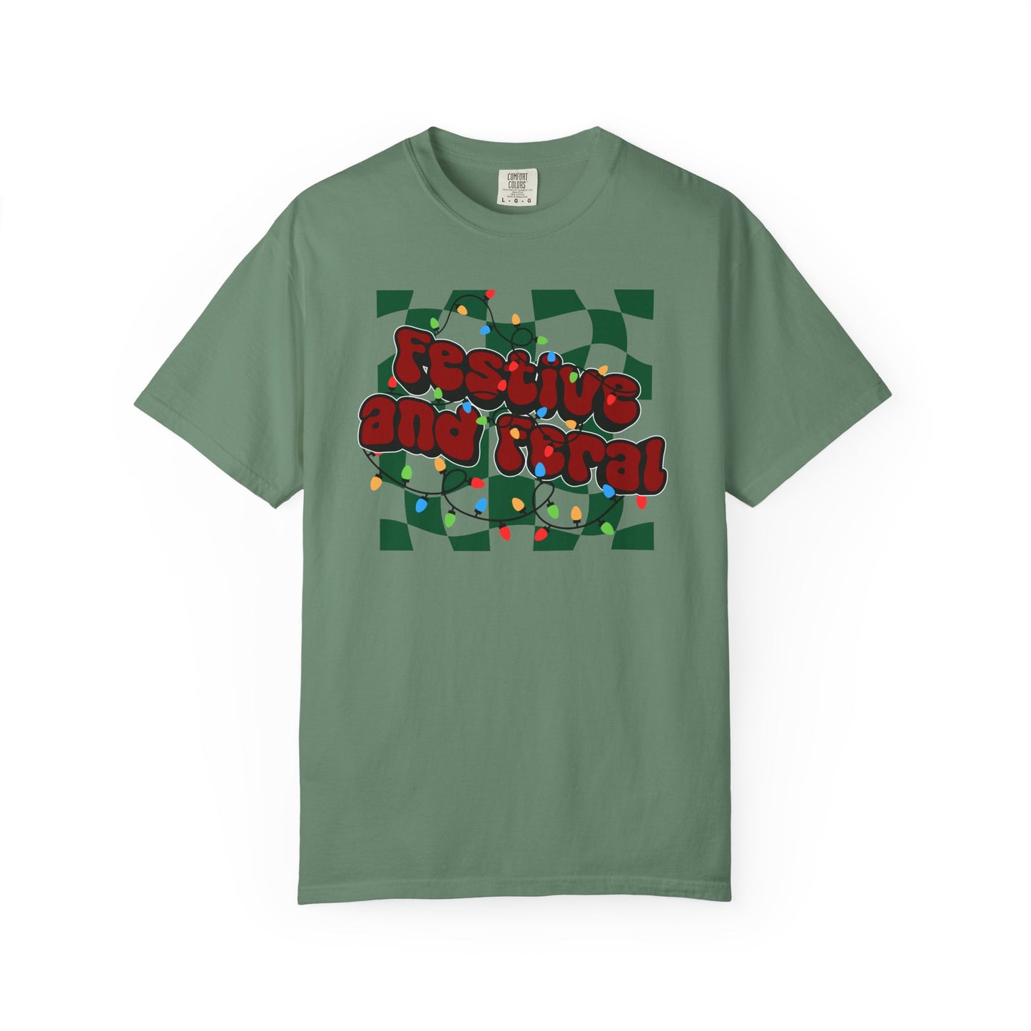 Festive and Feral Comfort Colors Tee