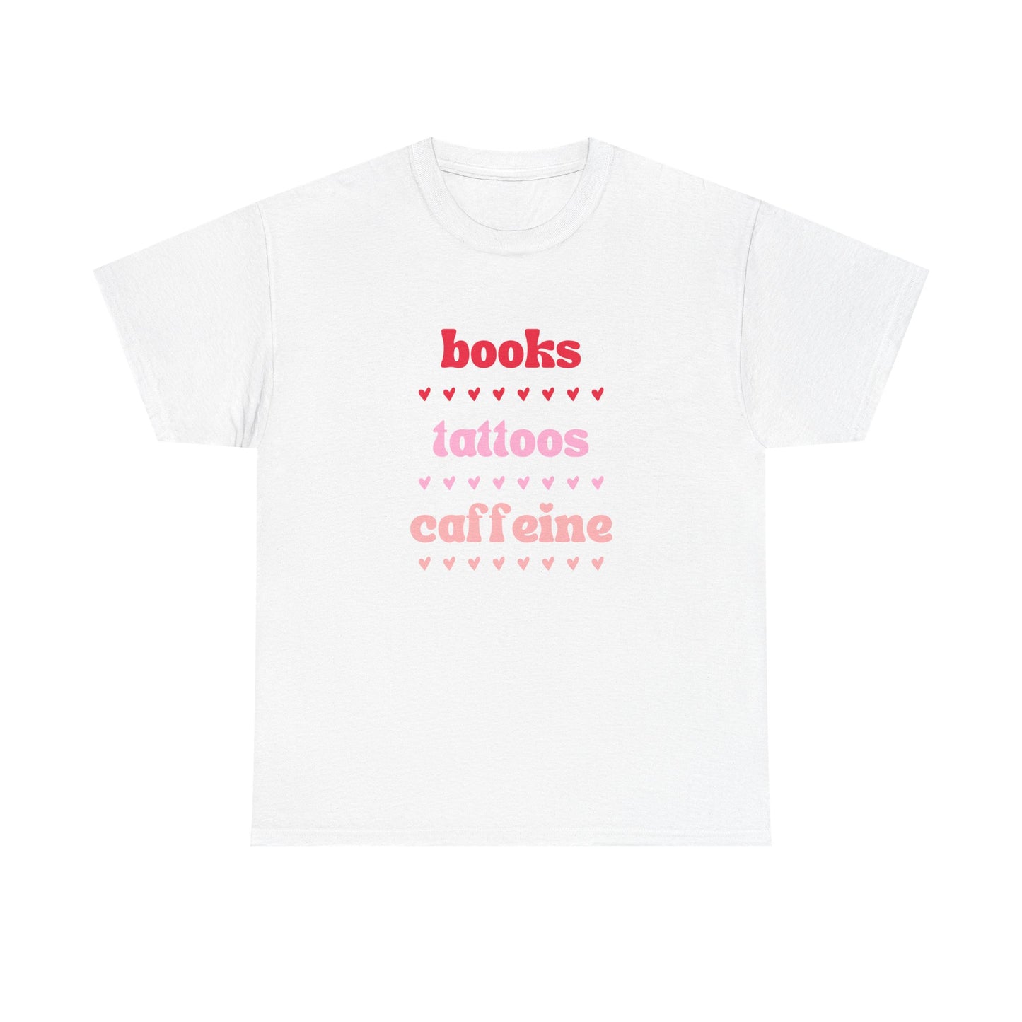 Books, Tattoos, Caffeine Tee