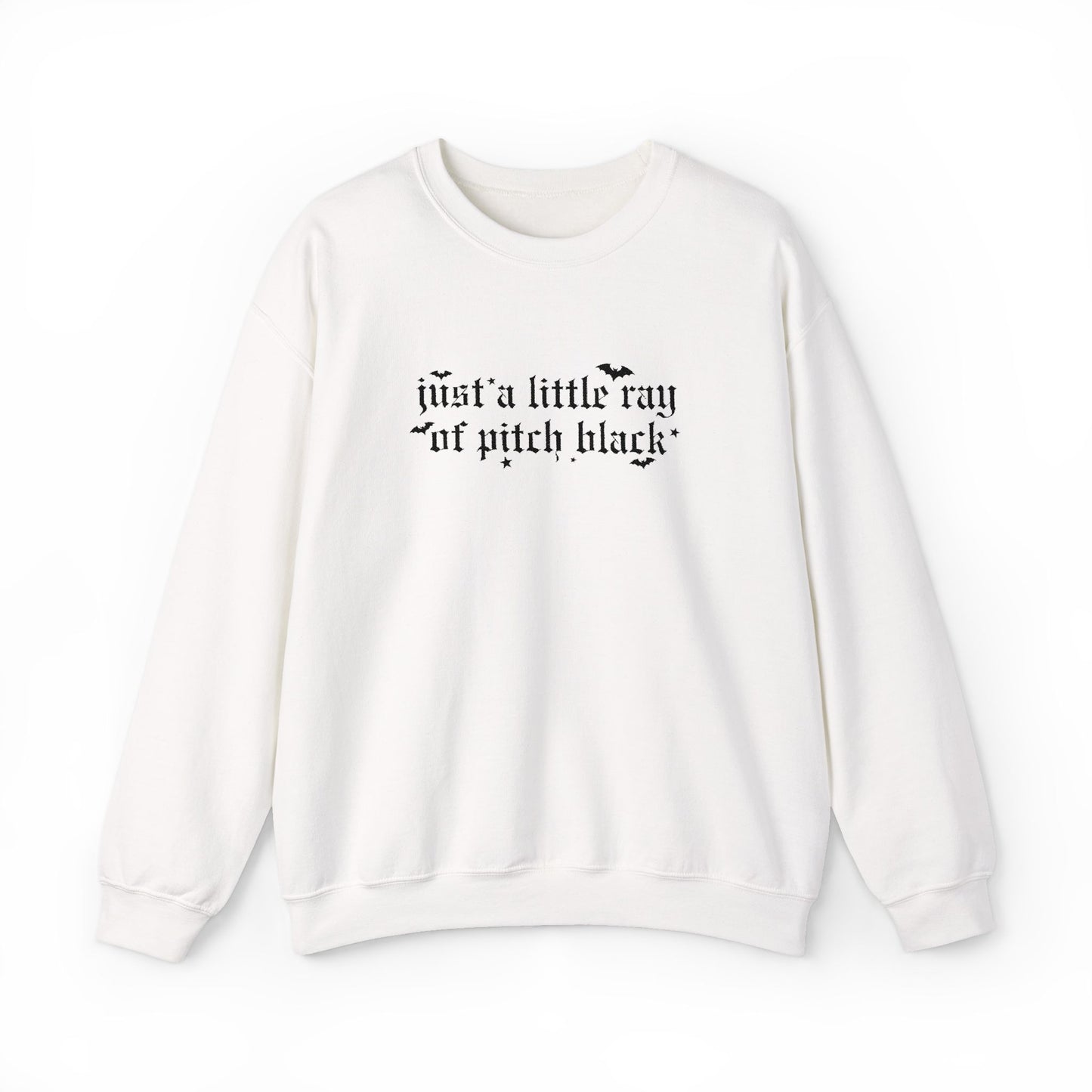 Pitch Black Crewneck (Embroidered)