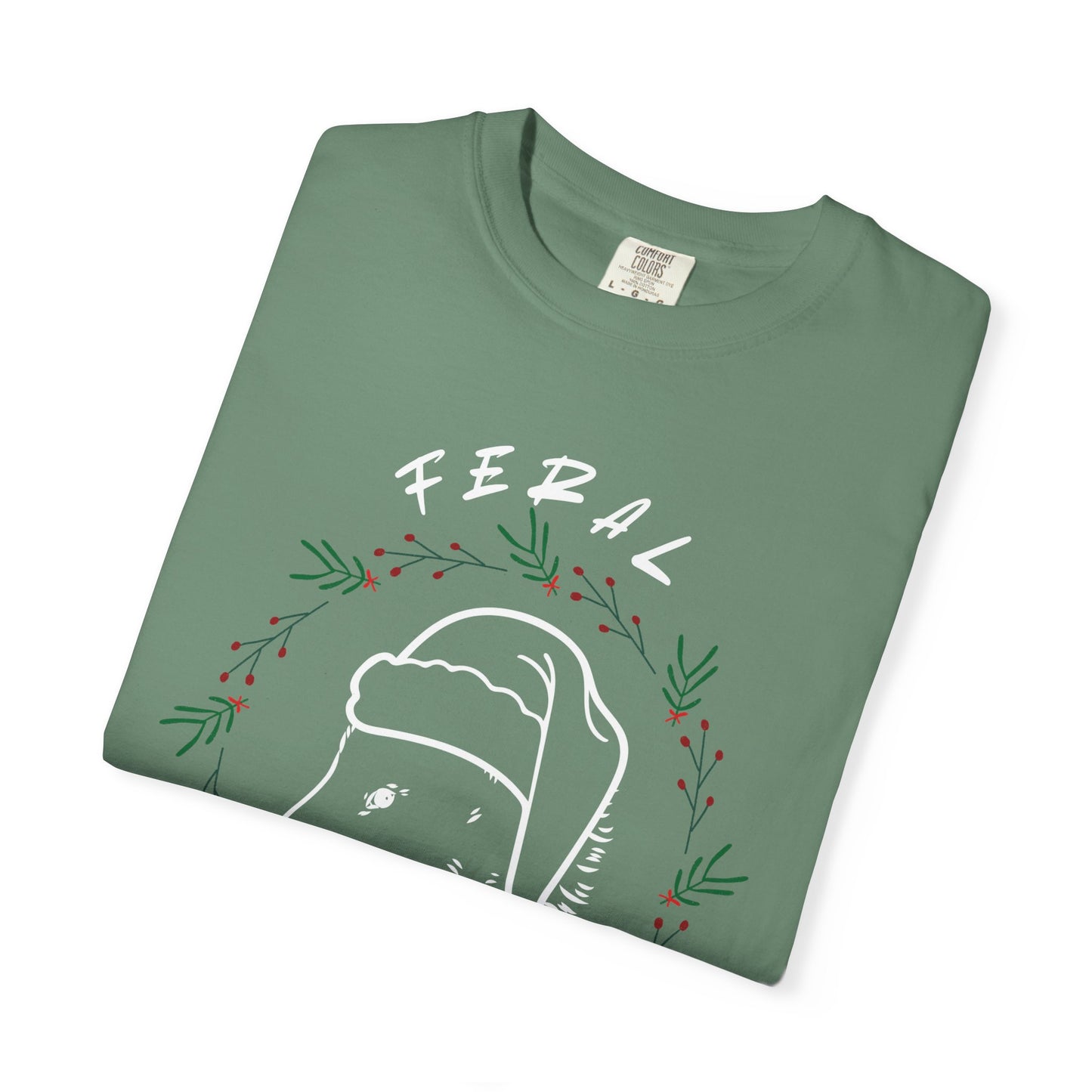 Feral but Festive Comfort Colors Tee