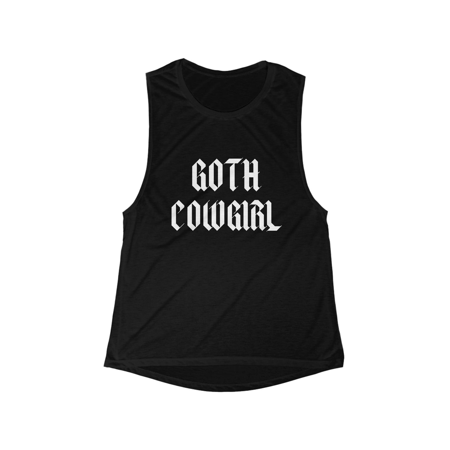 Goth Cowgirl Muscle Tank