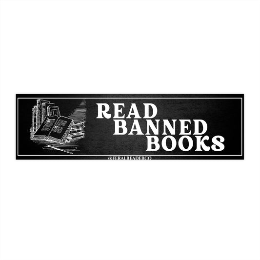 Banned Books Bumper Sticker