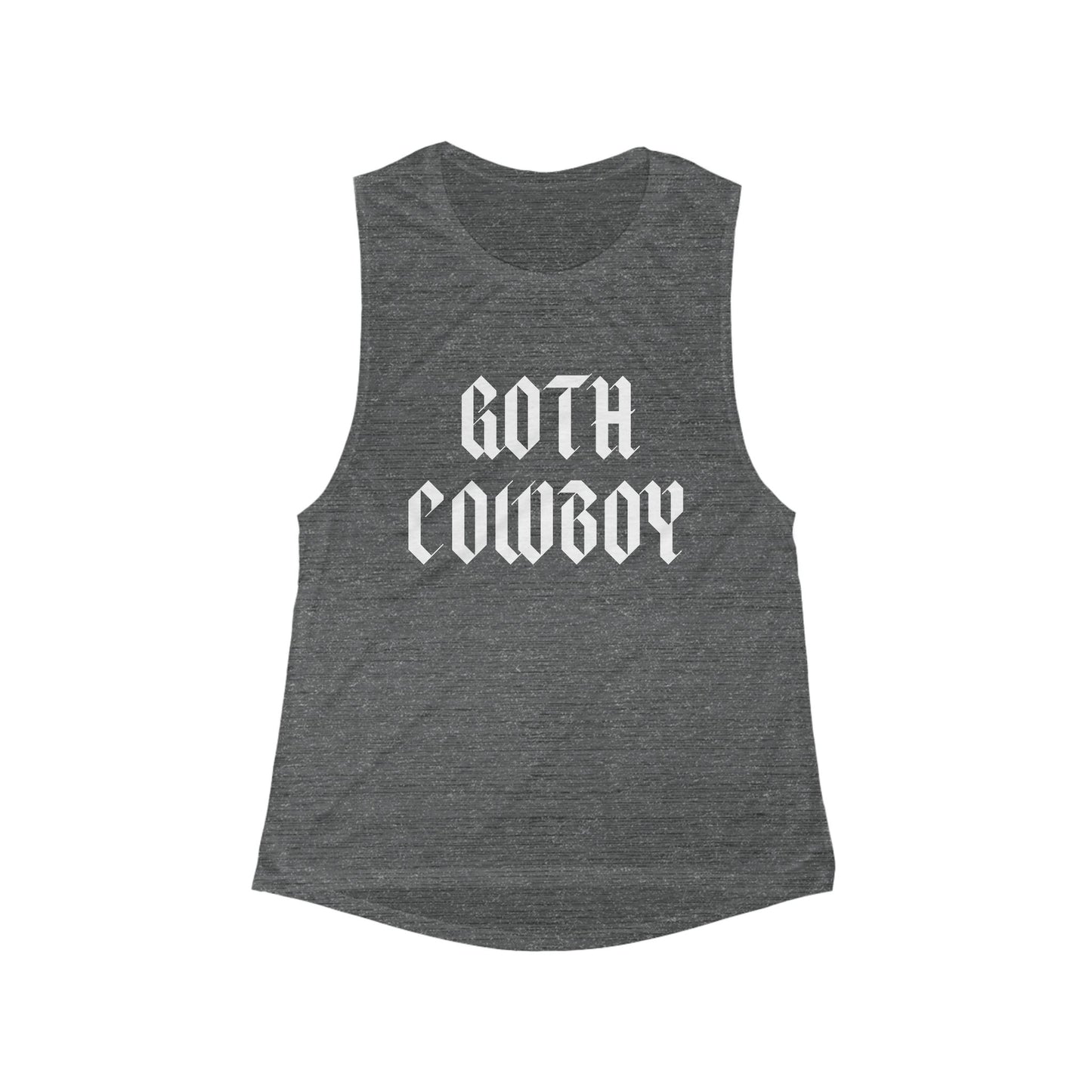 Goth Cowboy Muscle Tank