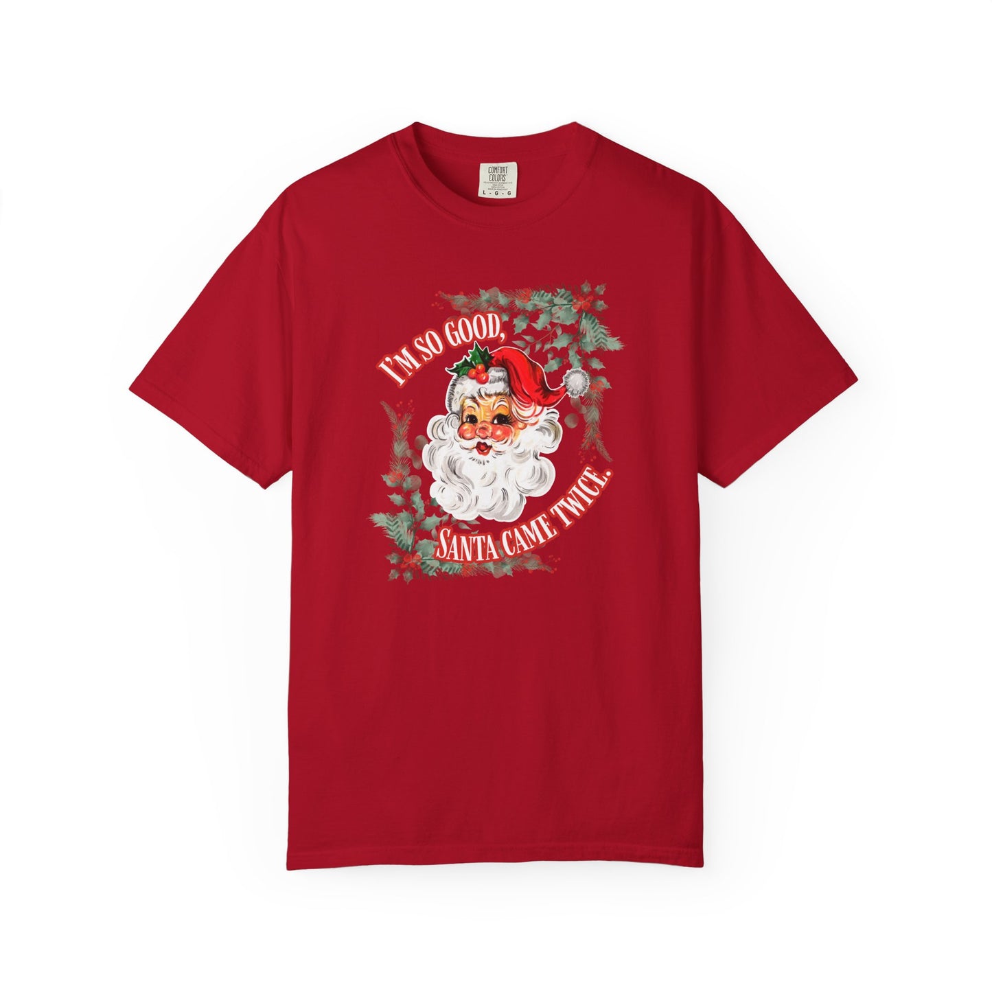 Santa's Coming Comfort Colors Tee