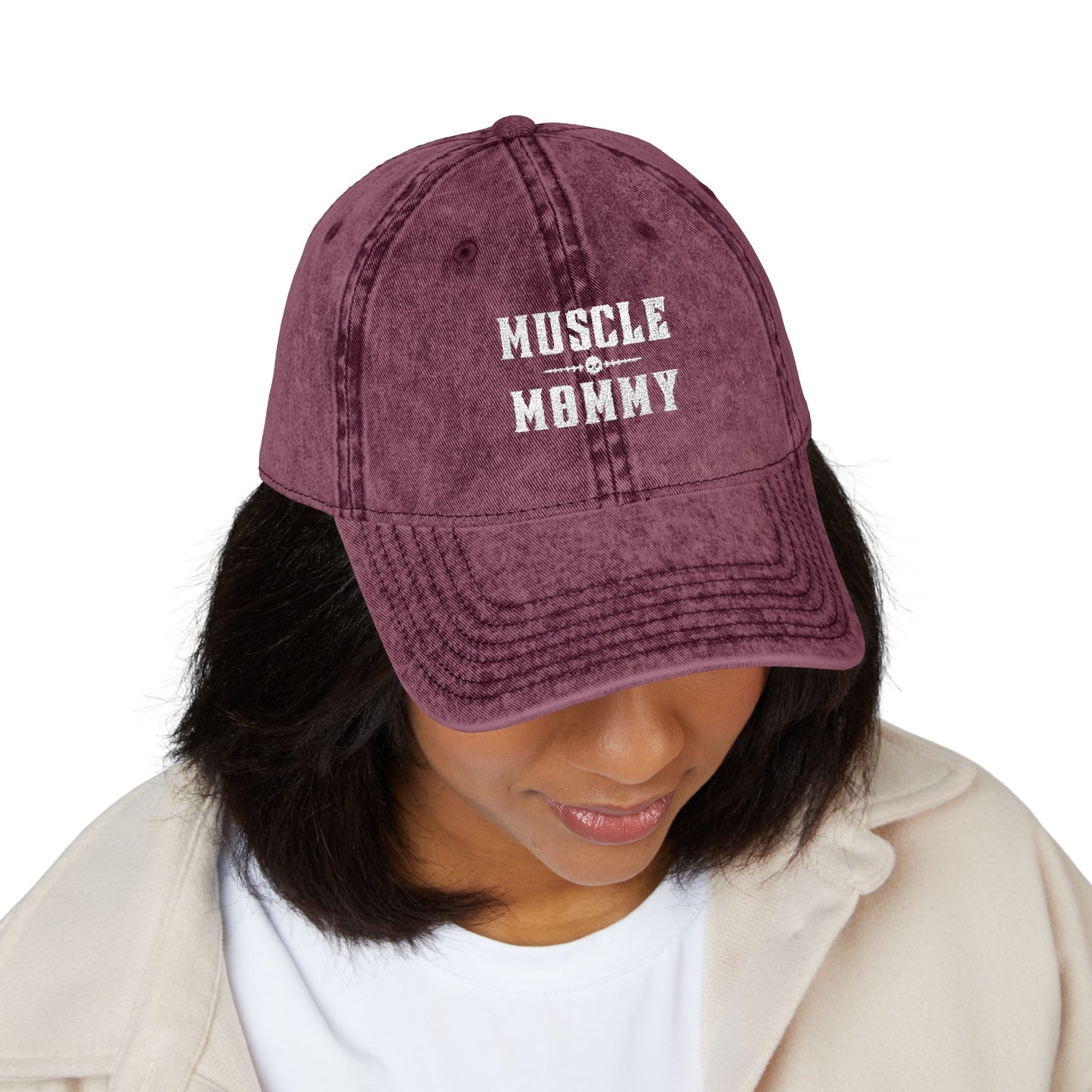 Muscle Mommy Vintage Hat (Embroidery)
