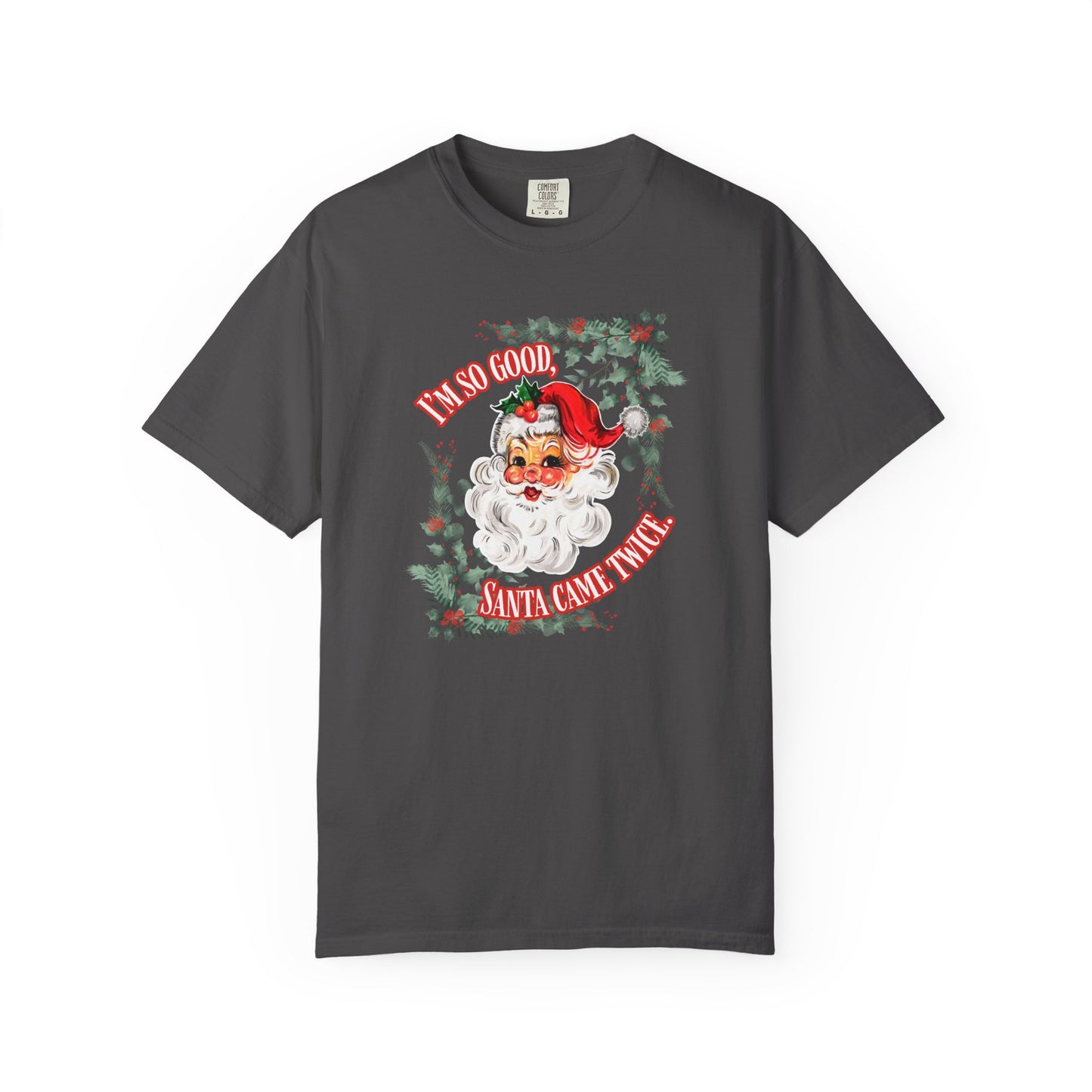 Santa's Coming Comfort Colors Tee