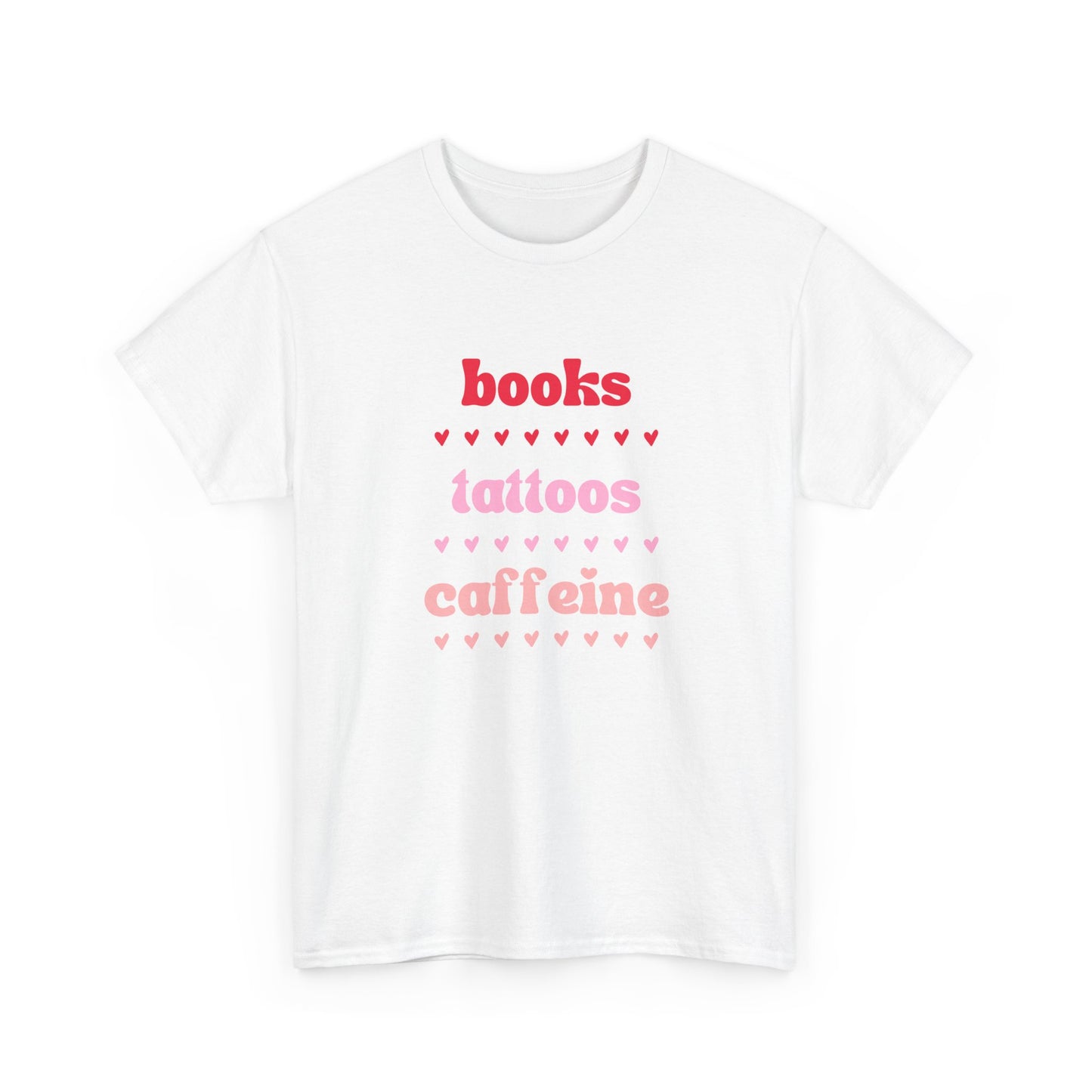 Books, Tattoos, Caffeine Tee
