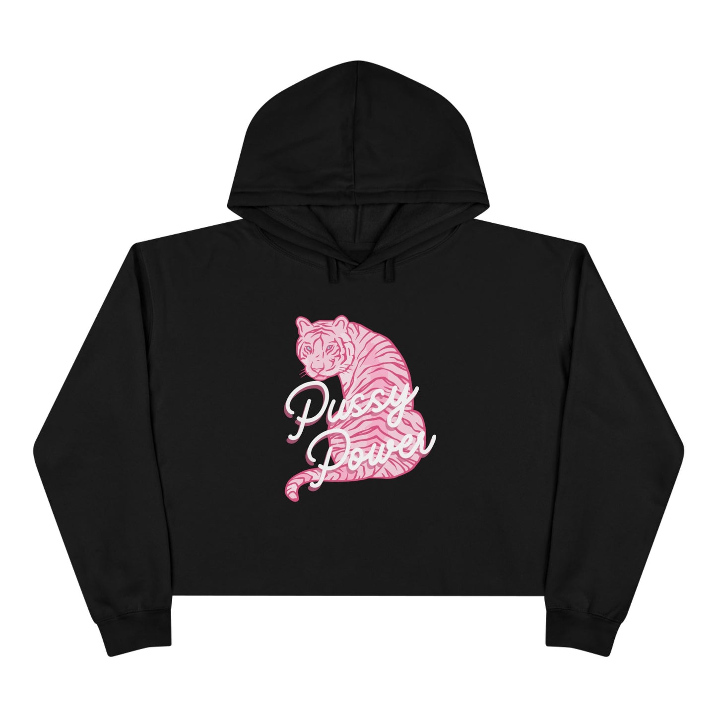 Pussy Power Crop Hoodie