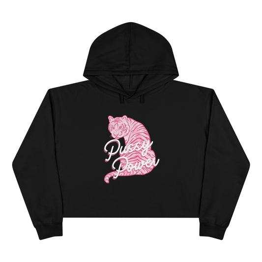 Pussy Power Crop Hoodie