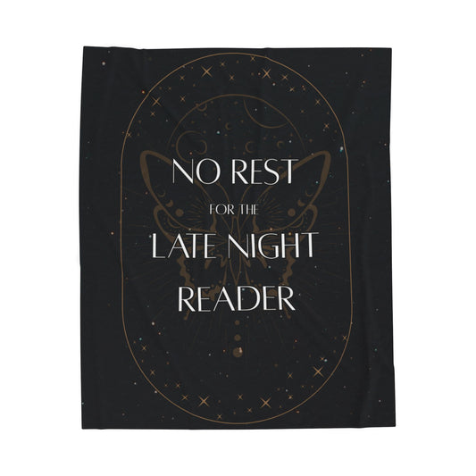 No Rest Velveteen Plush Blanket