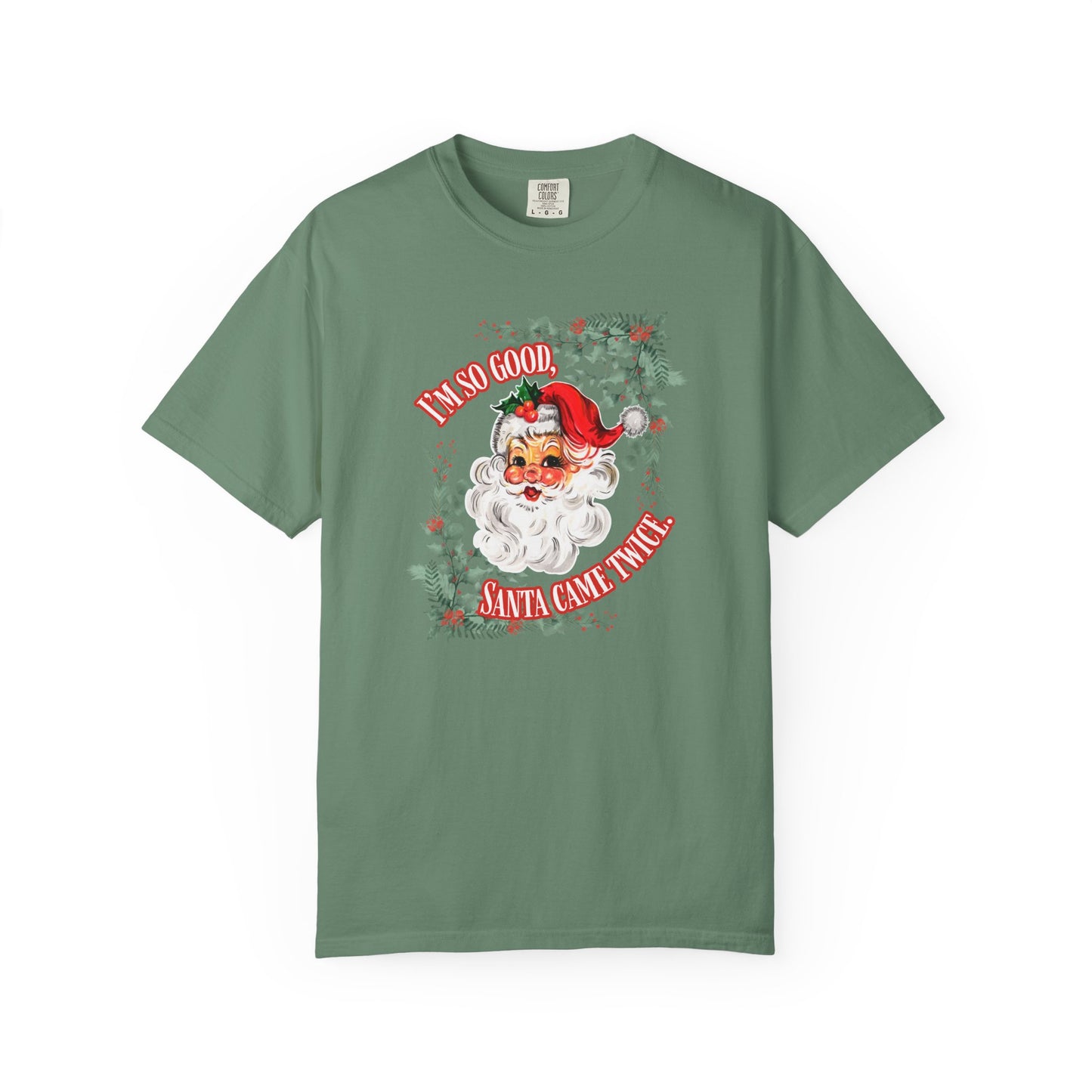 Santa's Coming Comfort Colors Tee