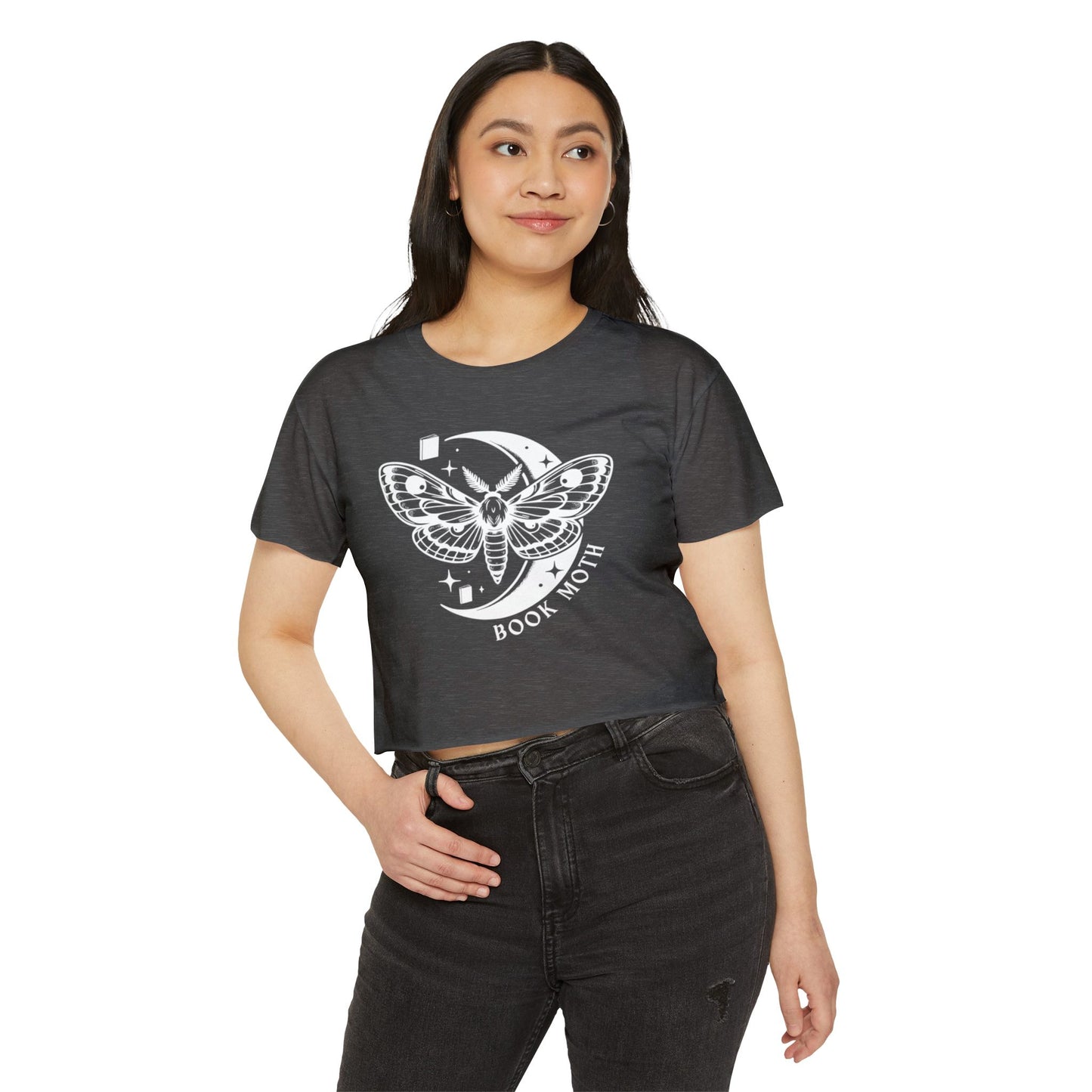 Book Moth Crop Top