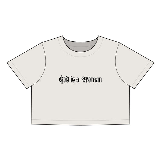 God is a Woman Heavy Faded Crop