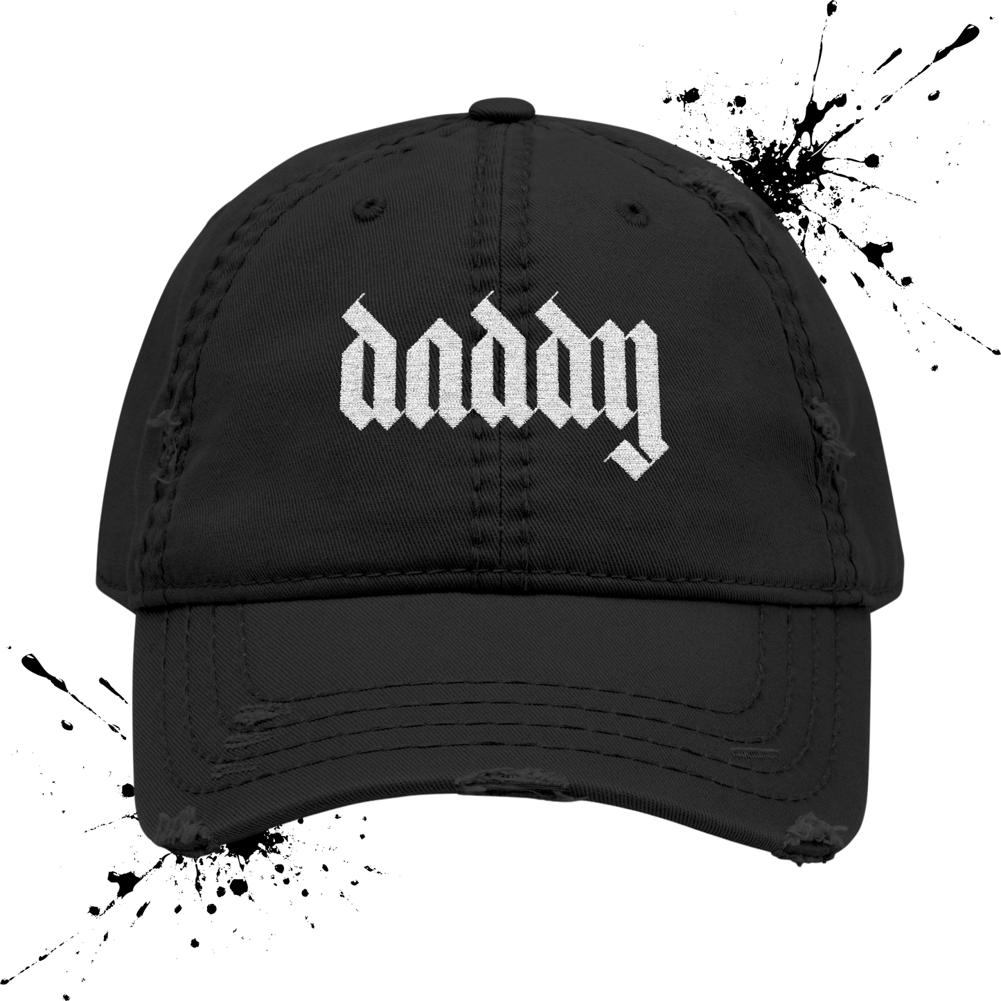 Daddy Distressed Hat (Embroidered)