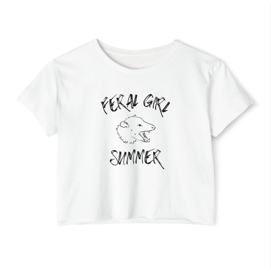 Feral Girl Summer Crop Top
