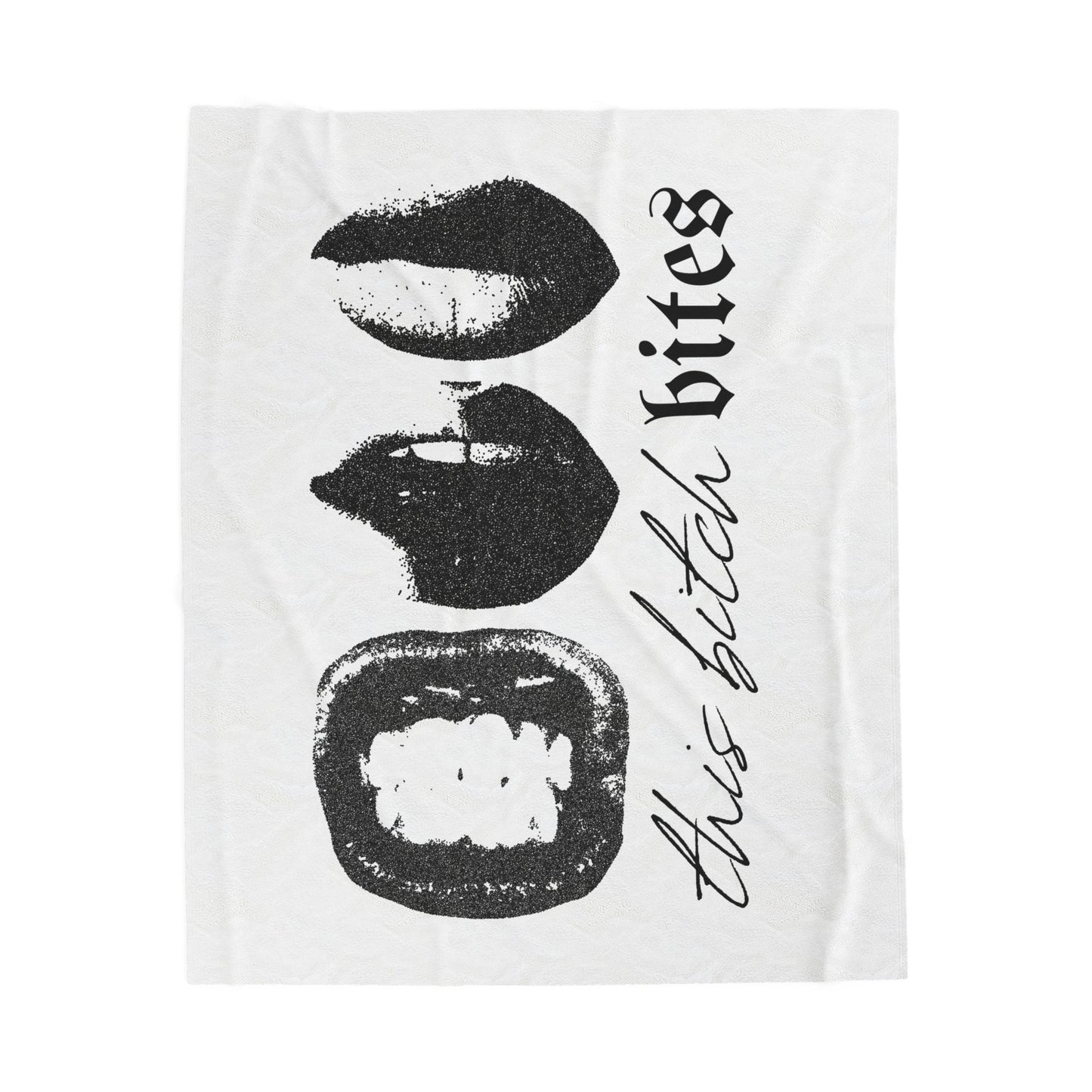 This Bitch Bites Plush Blanket