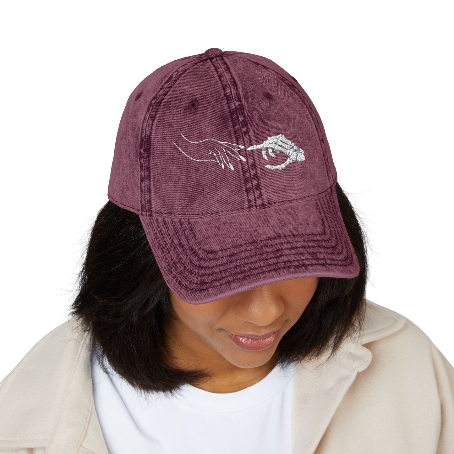 Divine Touch Vintage Hat (Embroidery)