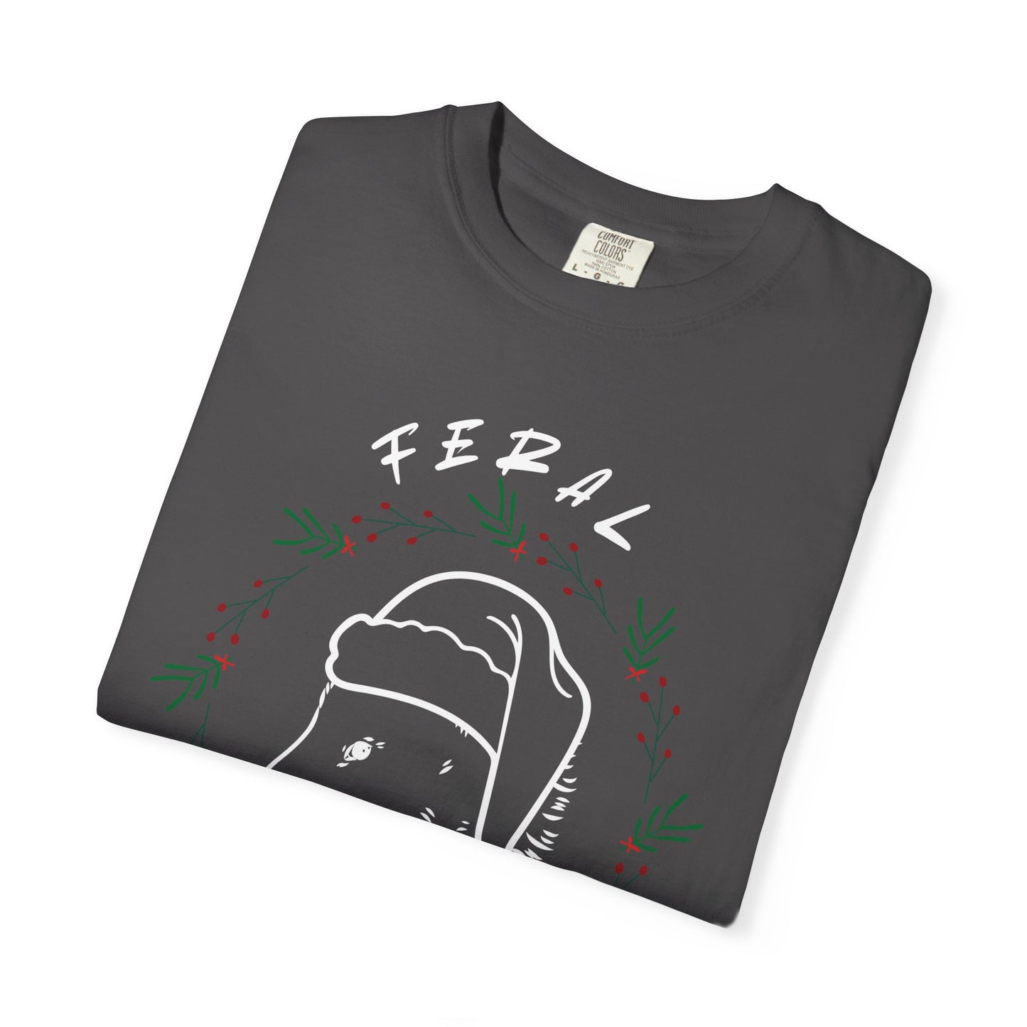 Feral but Festive Comfort Colors Tee