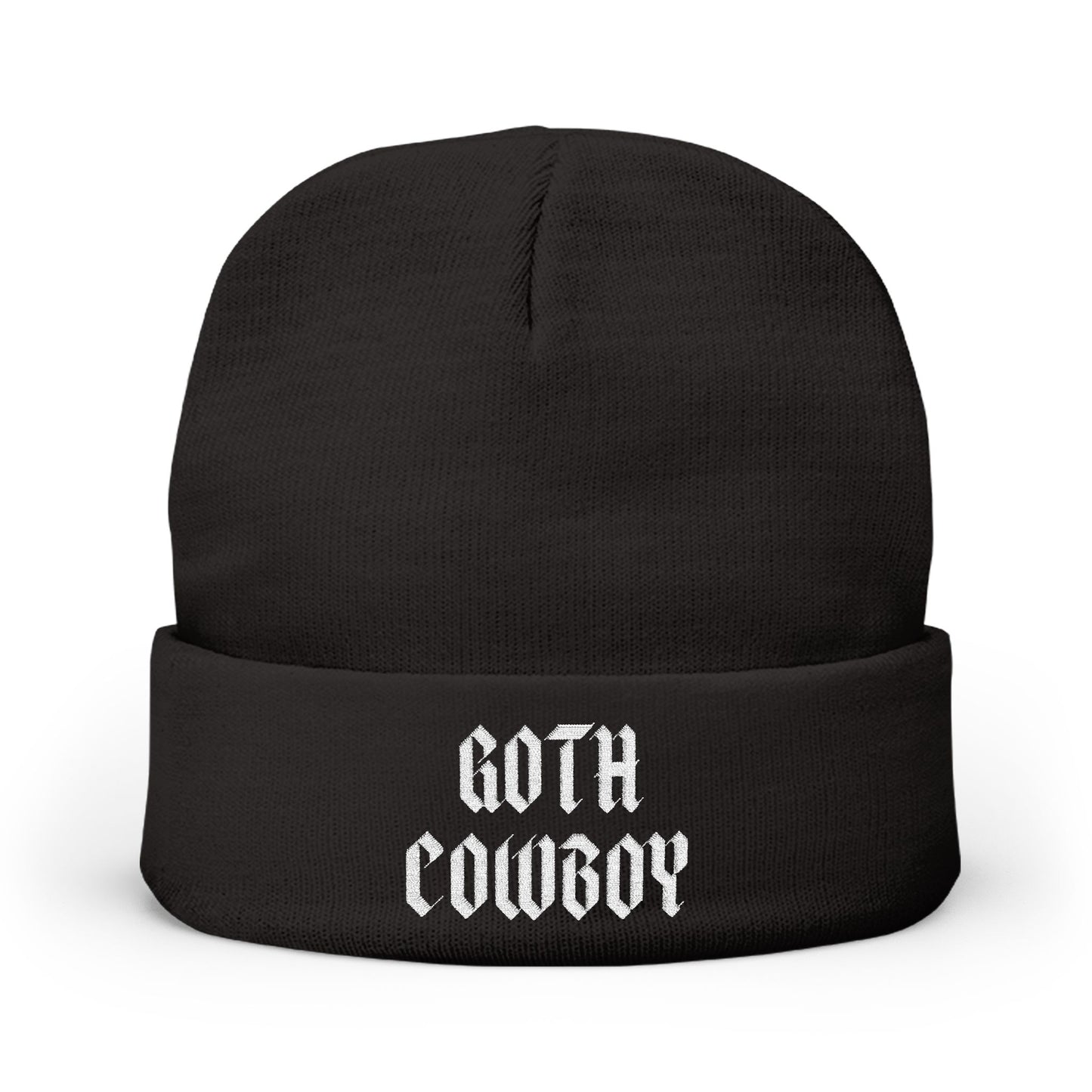 Goth Cowboy Beanie (Embroidery)