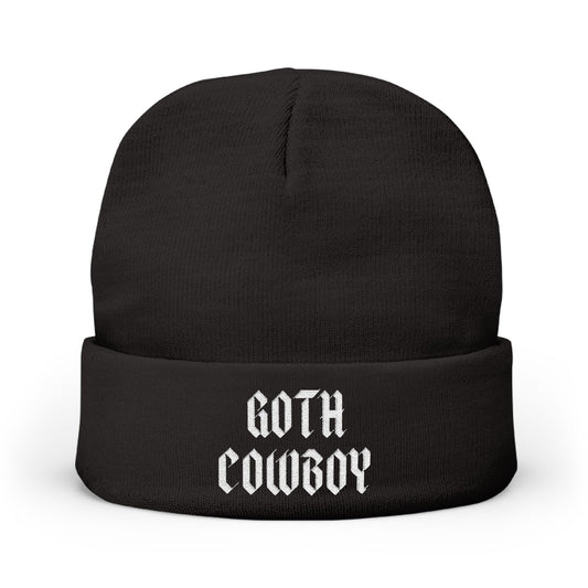 Goth Cowboy Beanie (Embroidery)