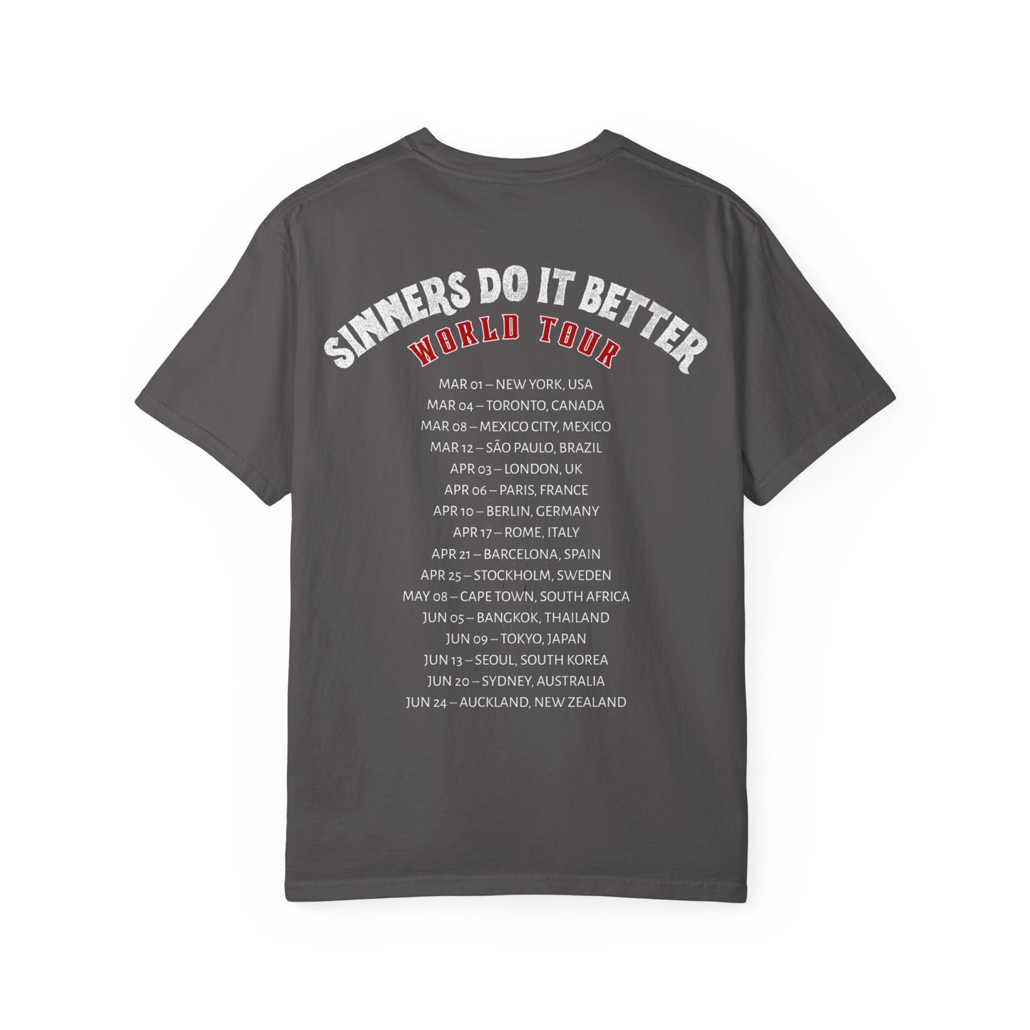 Sinners Do It Better Tour Comfort Colors Tee