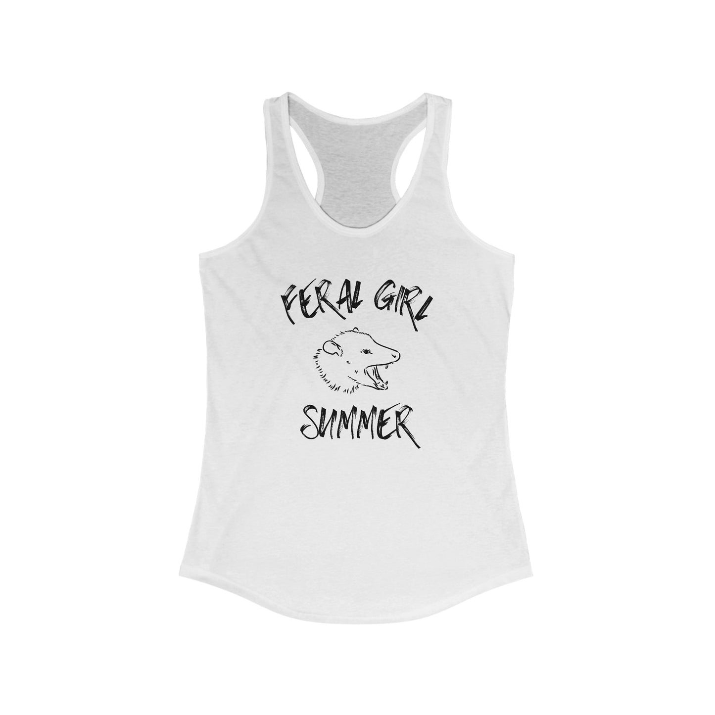 Feral Girl Summer Racerback Tank