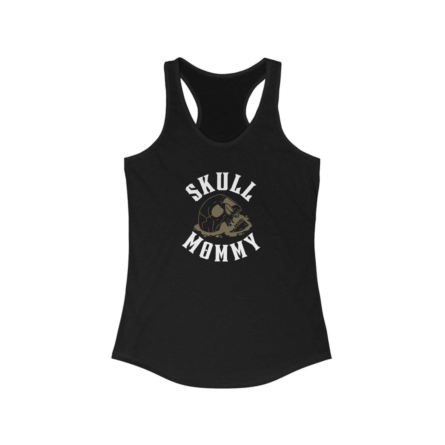Skull Mommy Racerback Tank