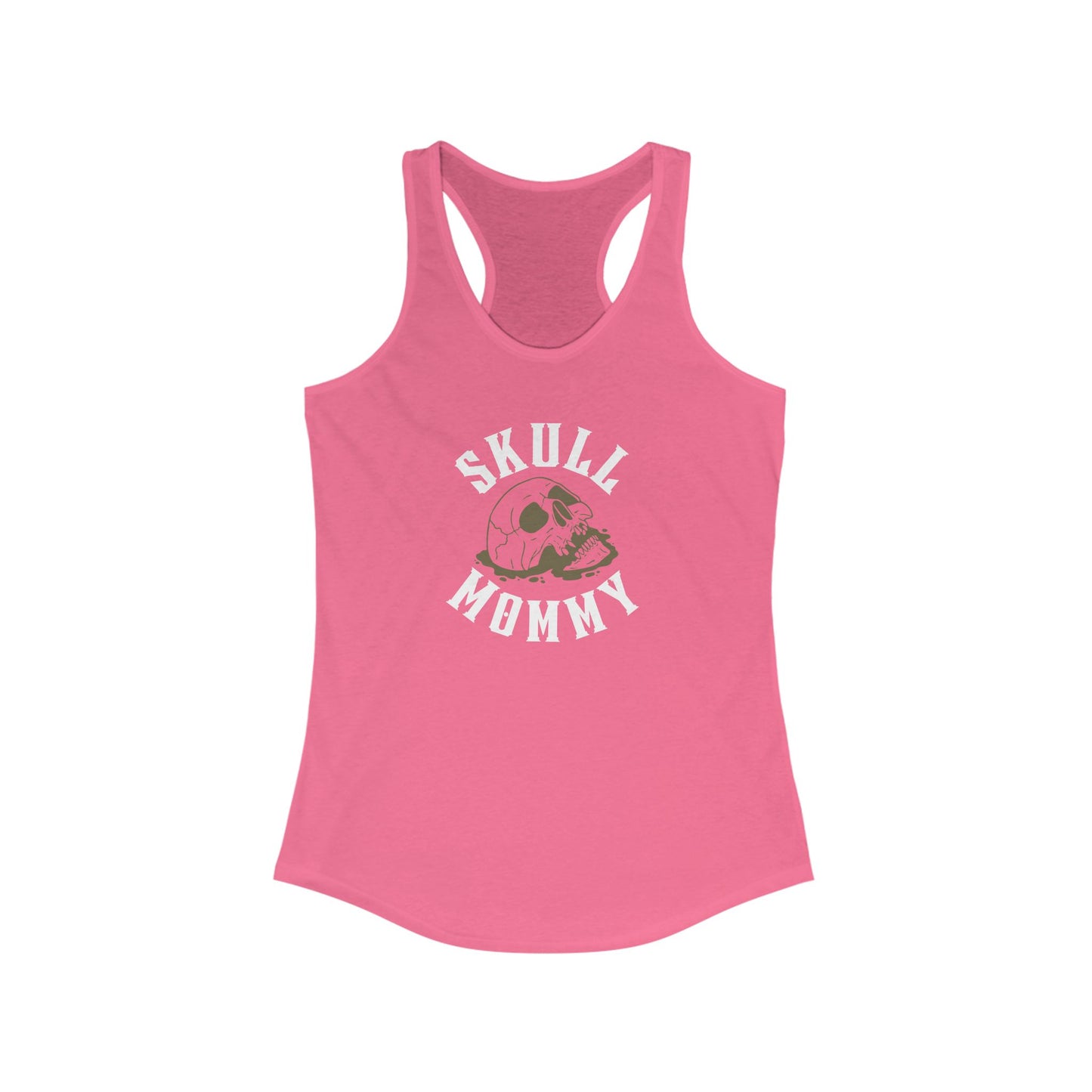 Skull Mommy Racerback Tank