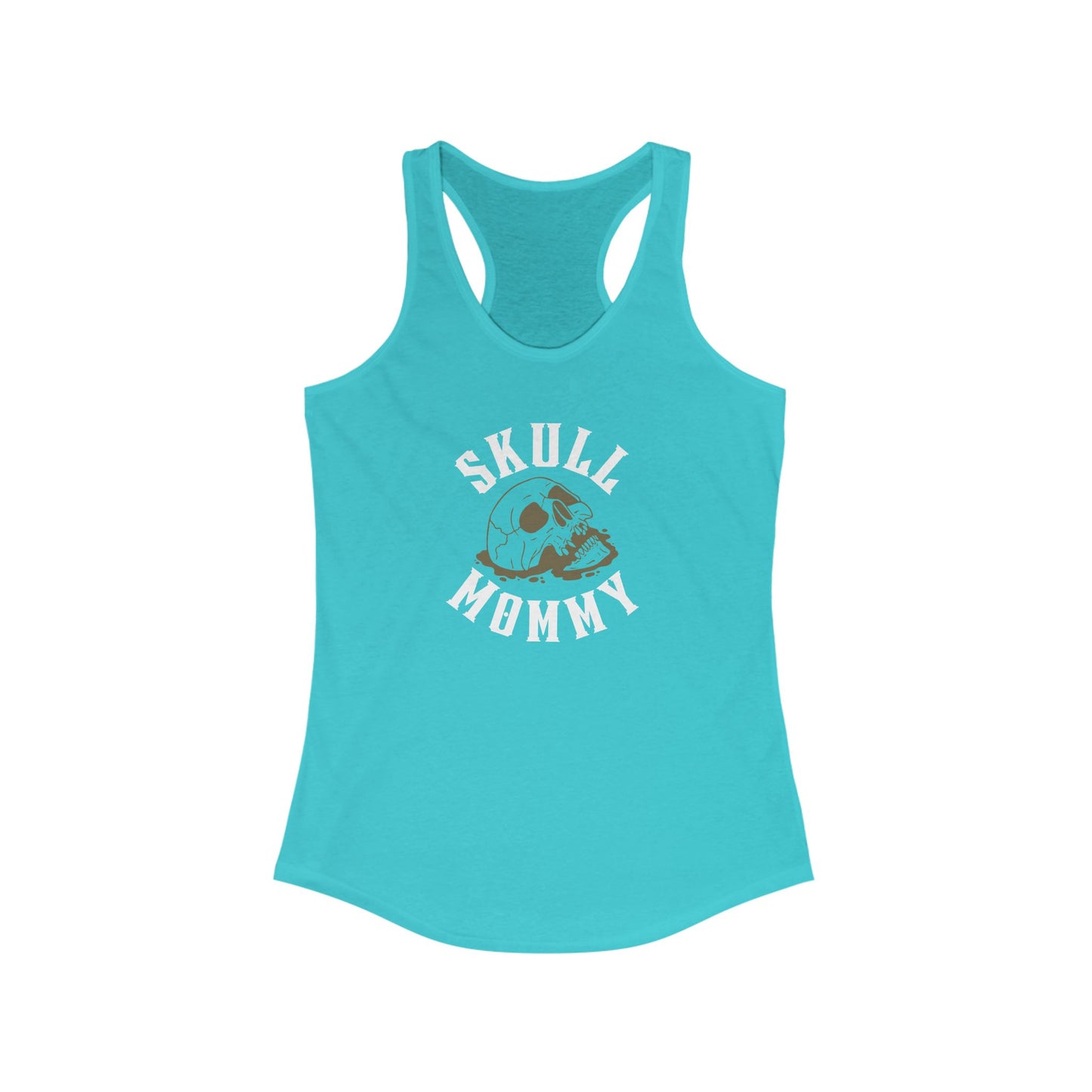 Skull Mommy Racerback Tank