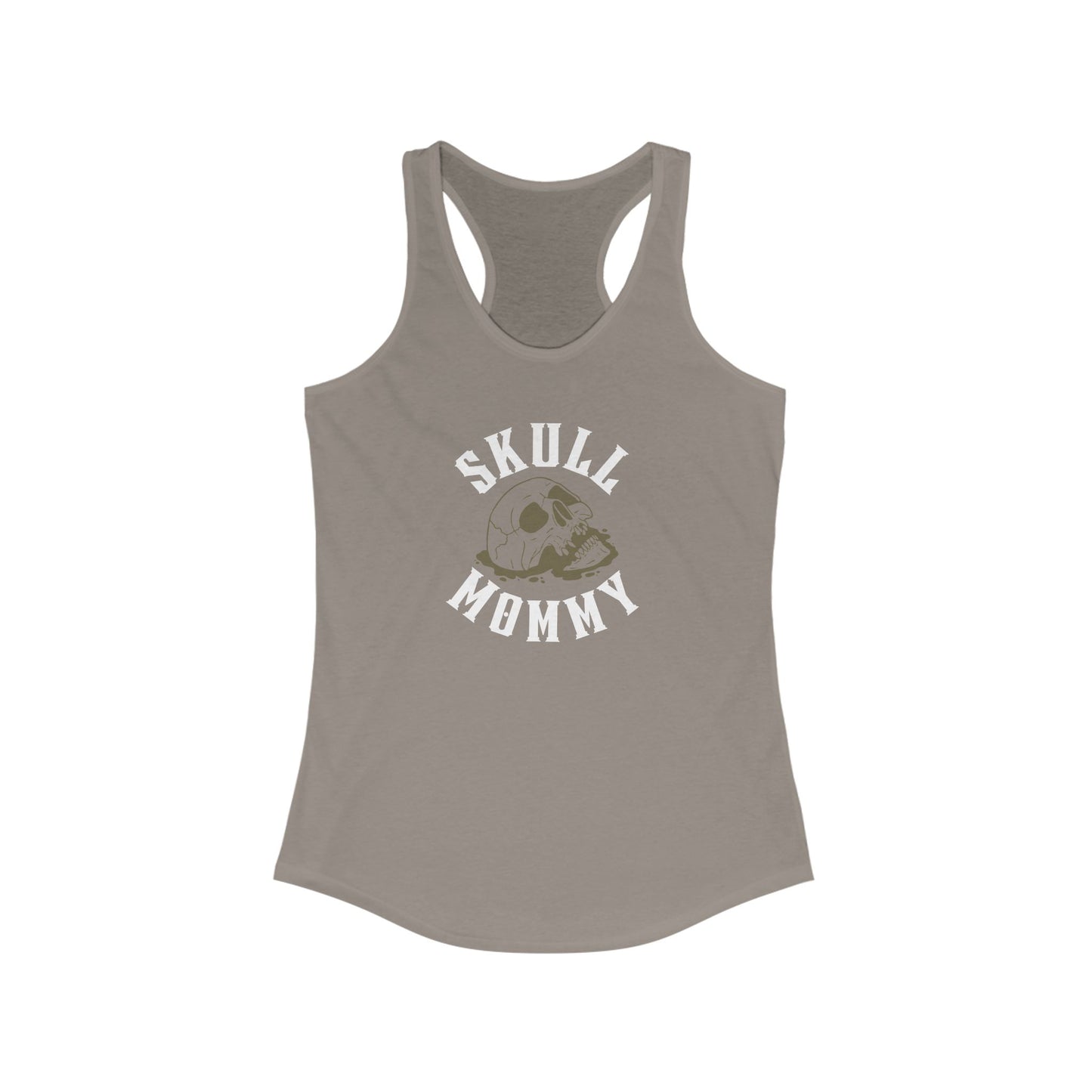 Skull Mommy Racerback Tank