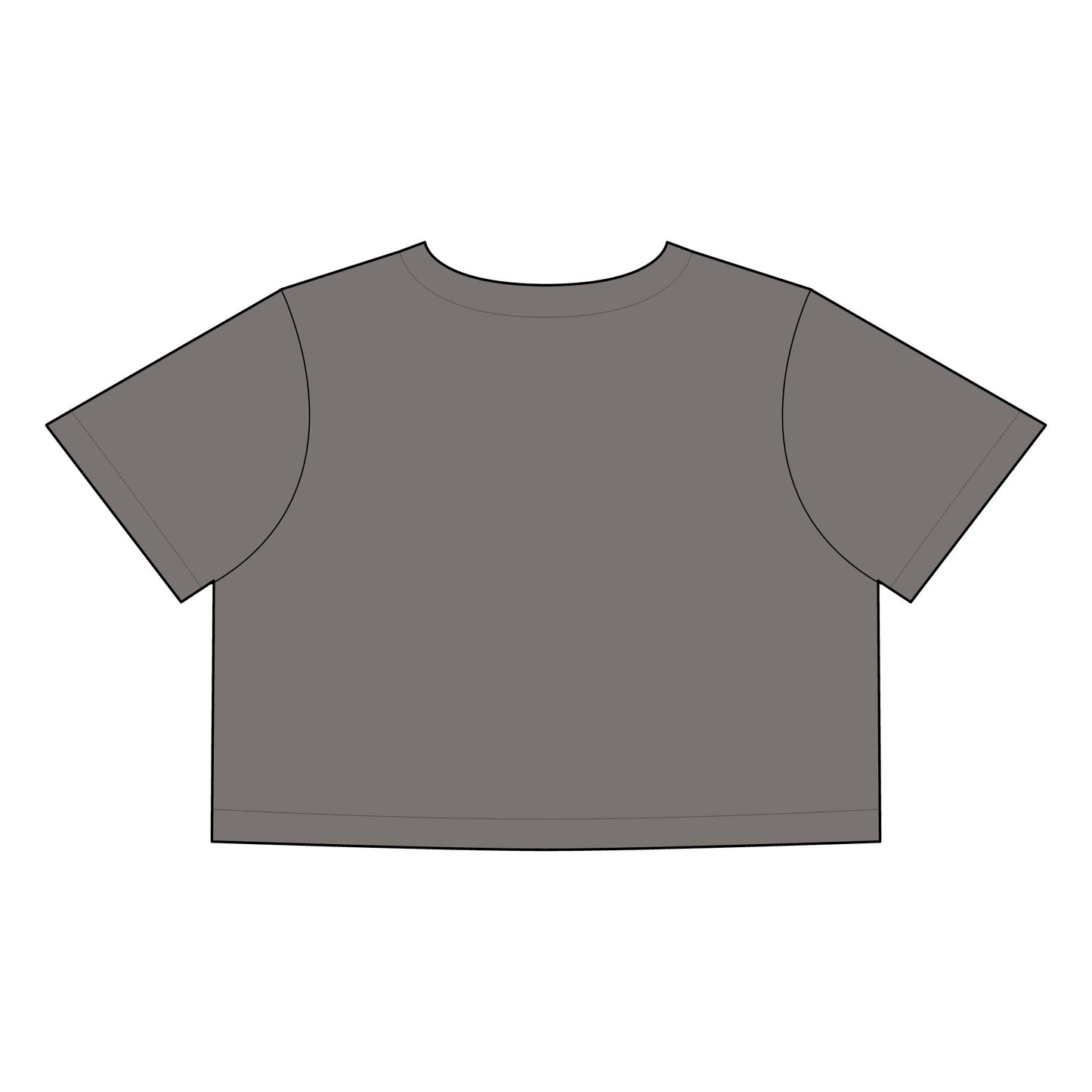 Witches Don't Age Heavy Faded Crop