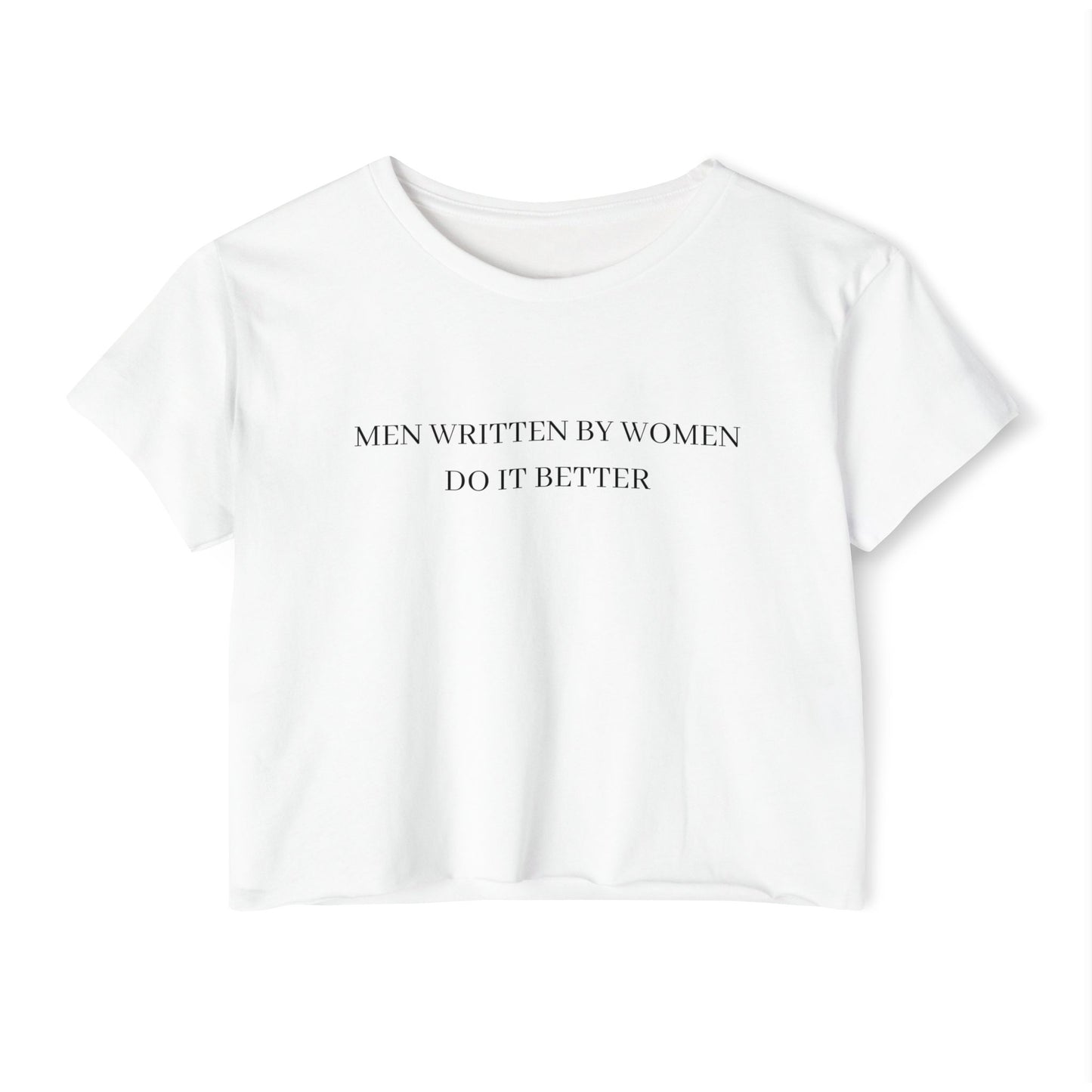 Men Written by Women Crop Top