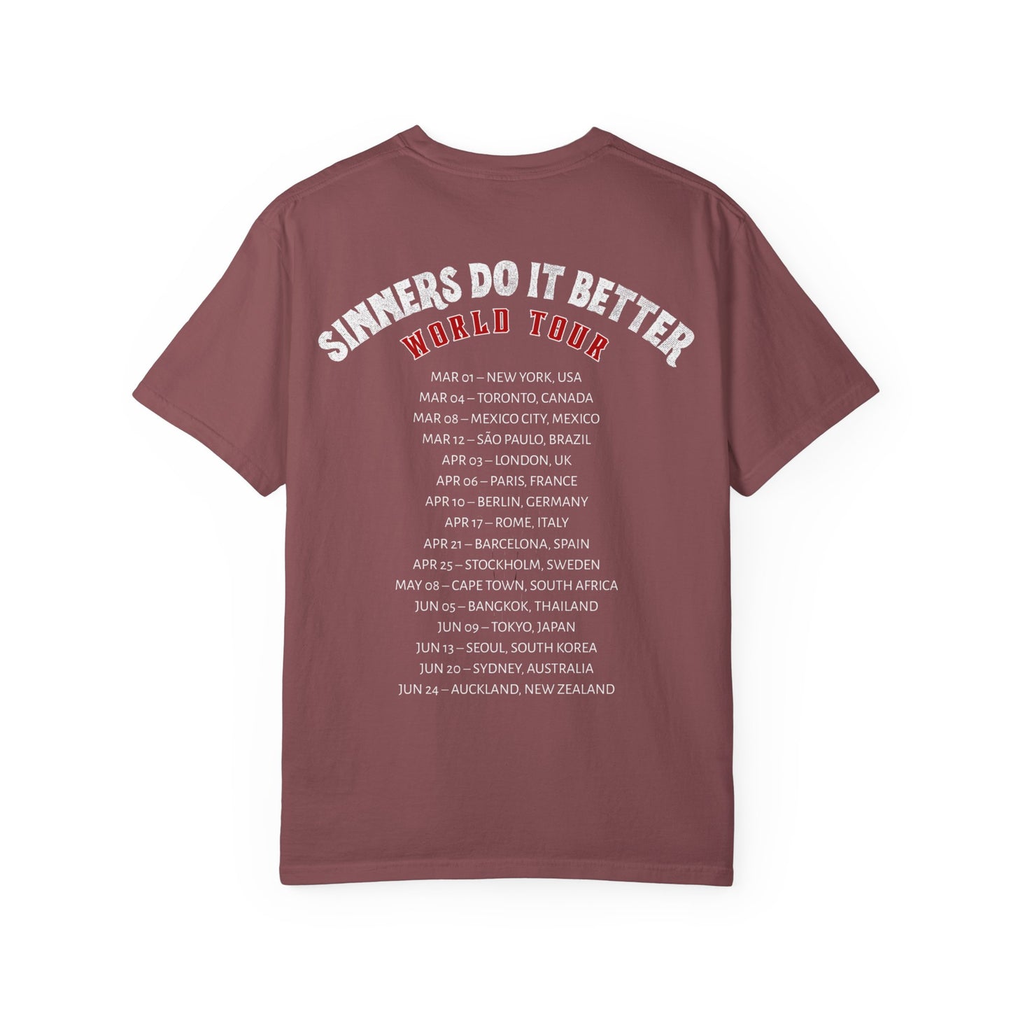 Sinners Do It Better Tour Comfort Colors Tee