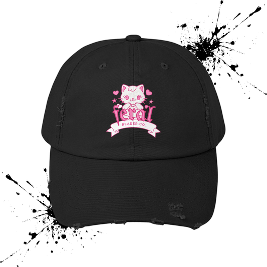 Kitty Distressed Hat