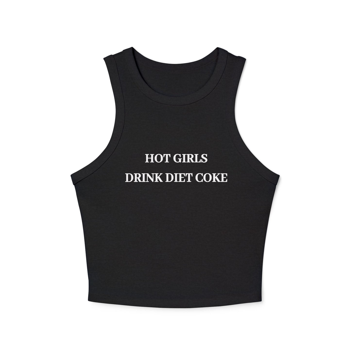 Hot Girls Drink Diet Coke Micro Rib Racer