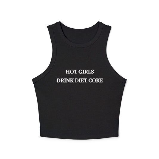 Hot Girls Drink Diet Coke Micro Rib Racer