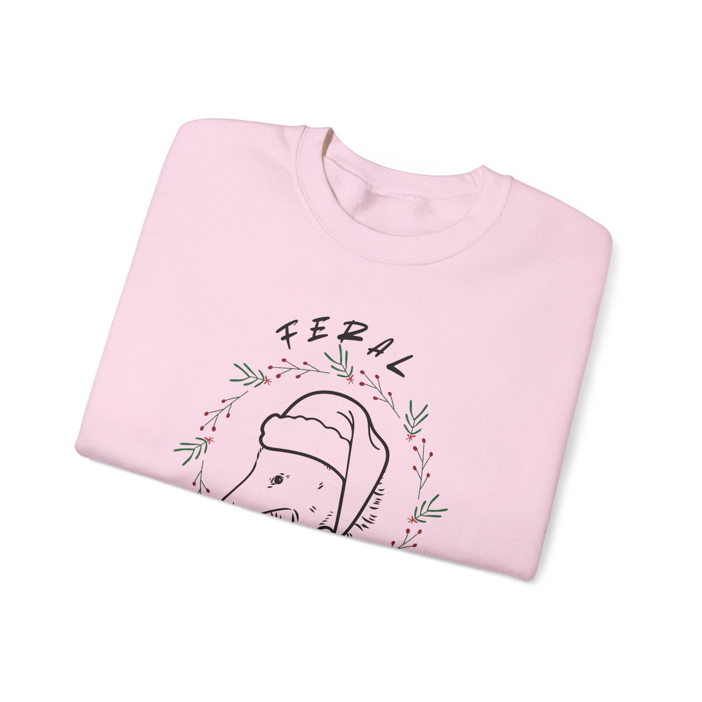 Feral but Festive Crewneck
