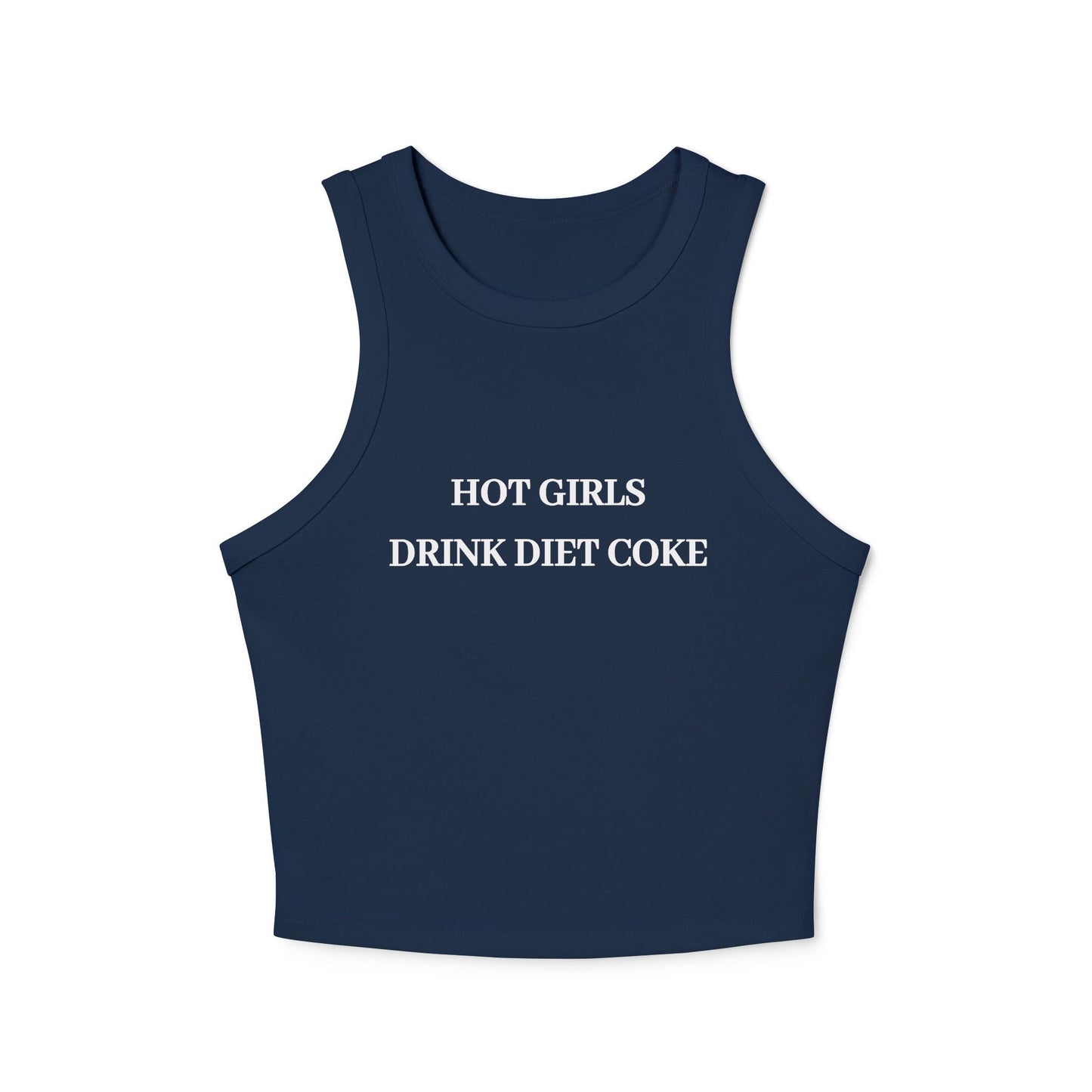 Hot Girls Drink Diet Coke Micro Rib Racer