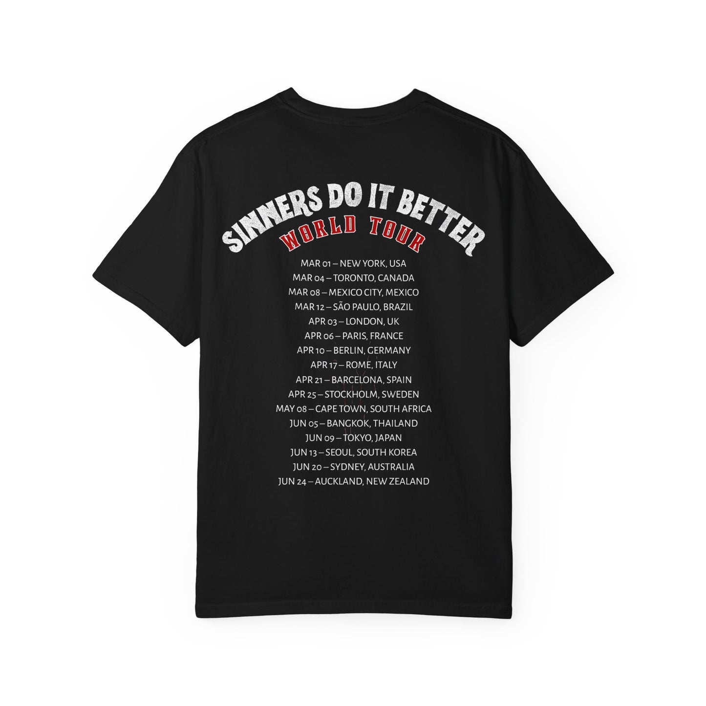 Sinners Do It Better Tour Comfort Colors Tee