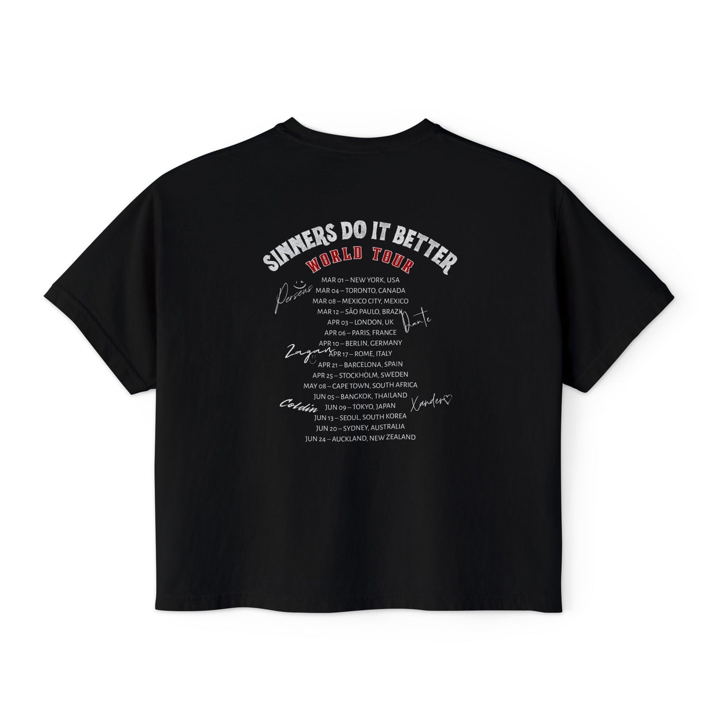 Sinners Do It Better Signature Boxy Tee