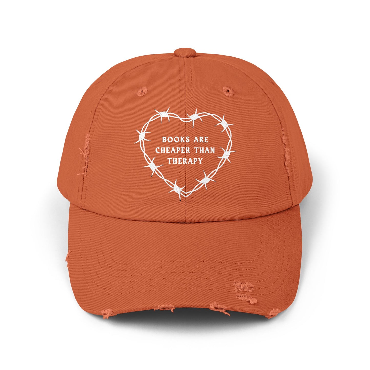 Cheaper than Therapy Distressed Hat