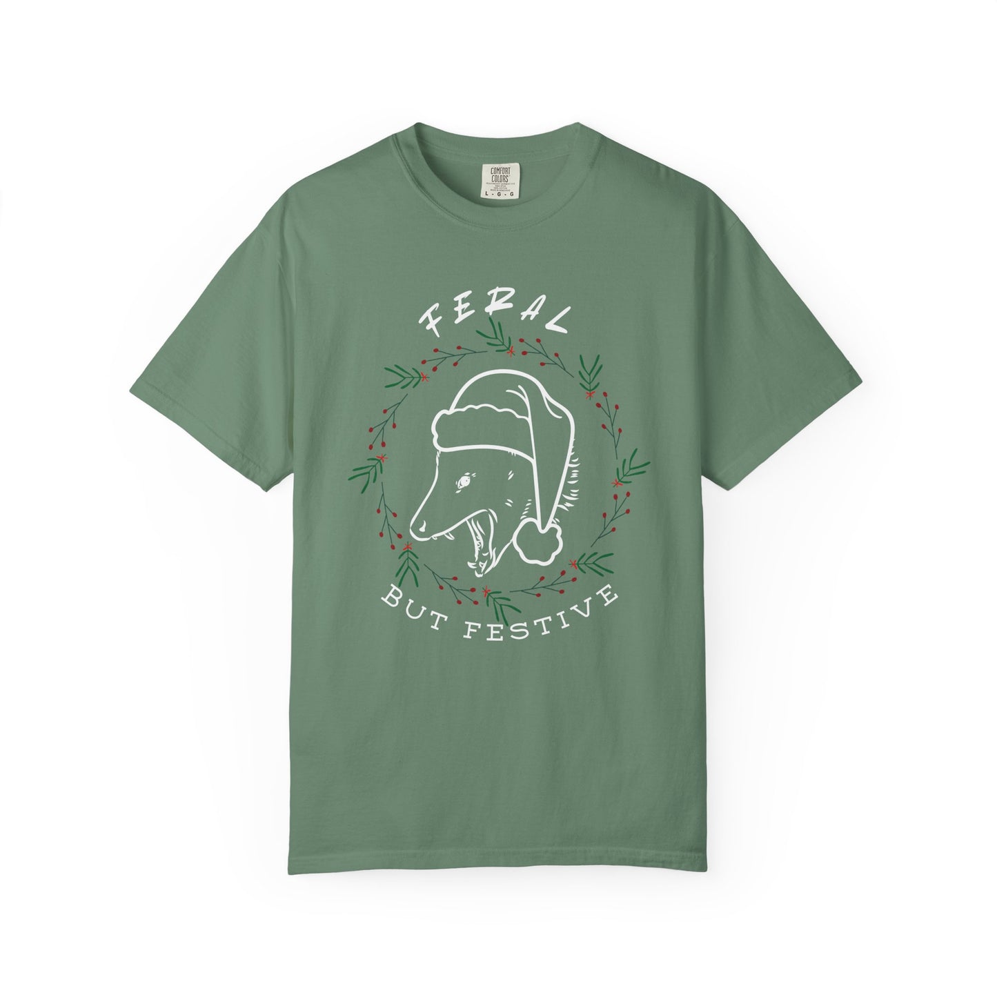 Feral but Festive Comfort Colors Tee
