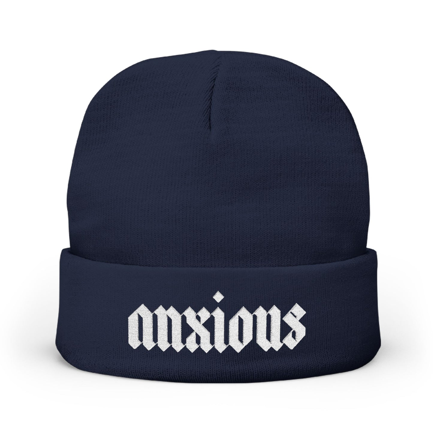Anxious Beanie (Embroidery)