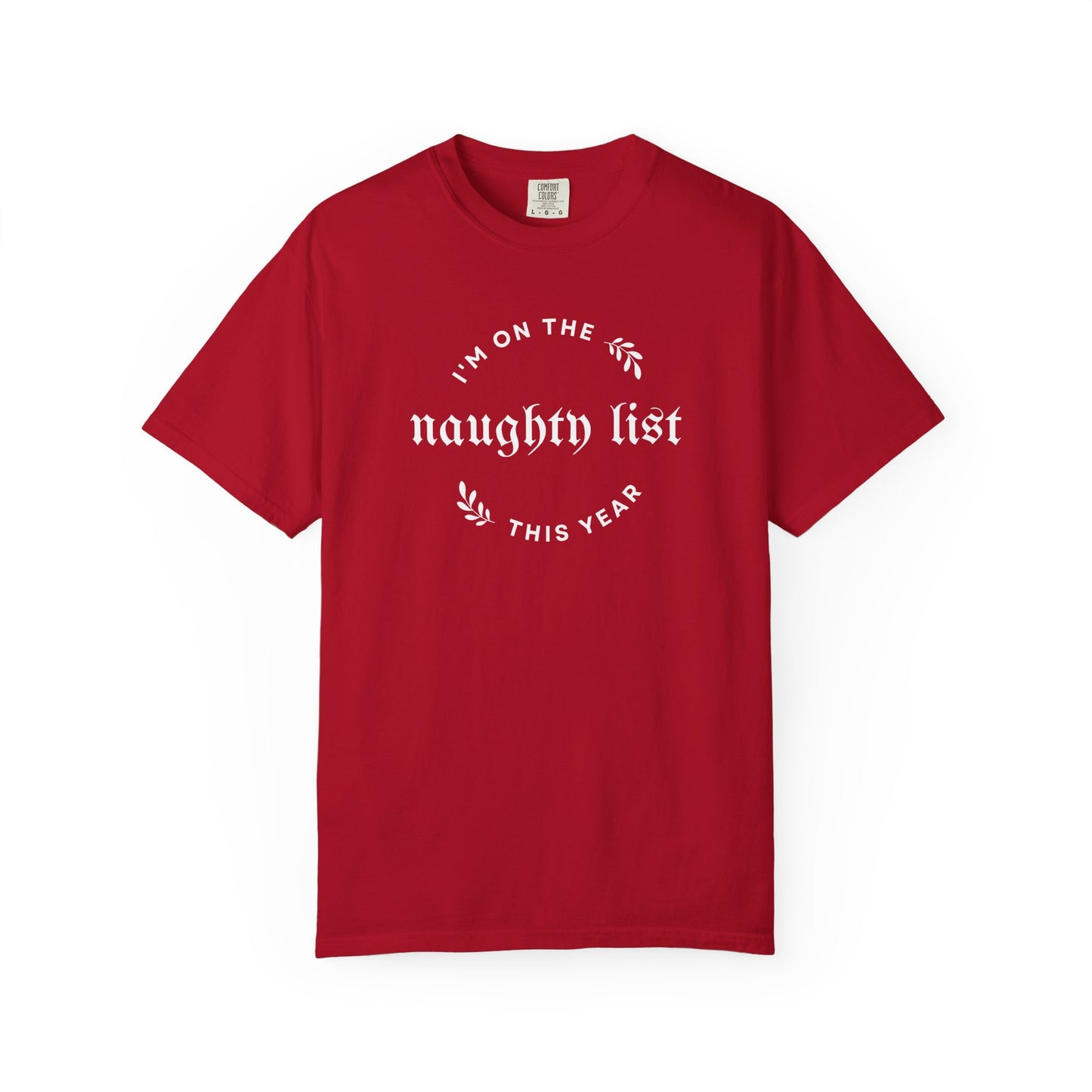 Naughty List Comfort Colors Tee