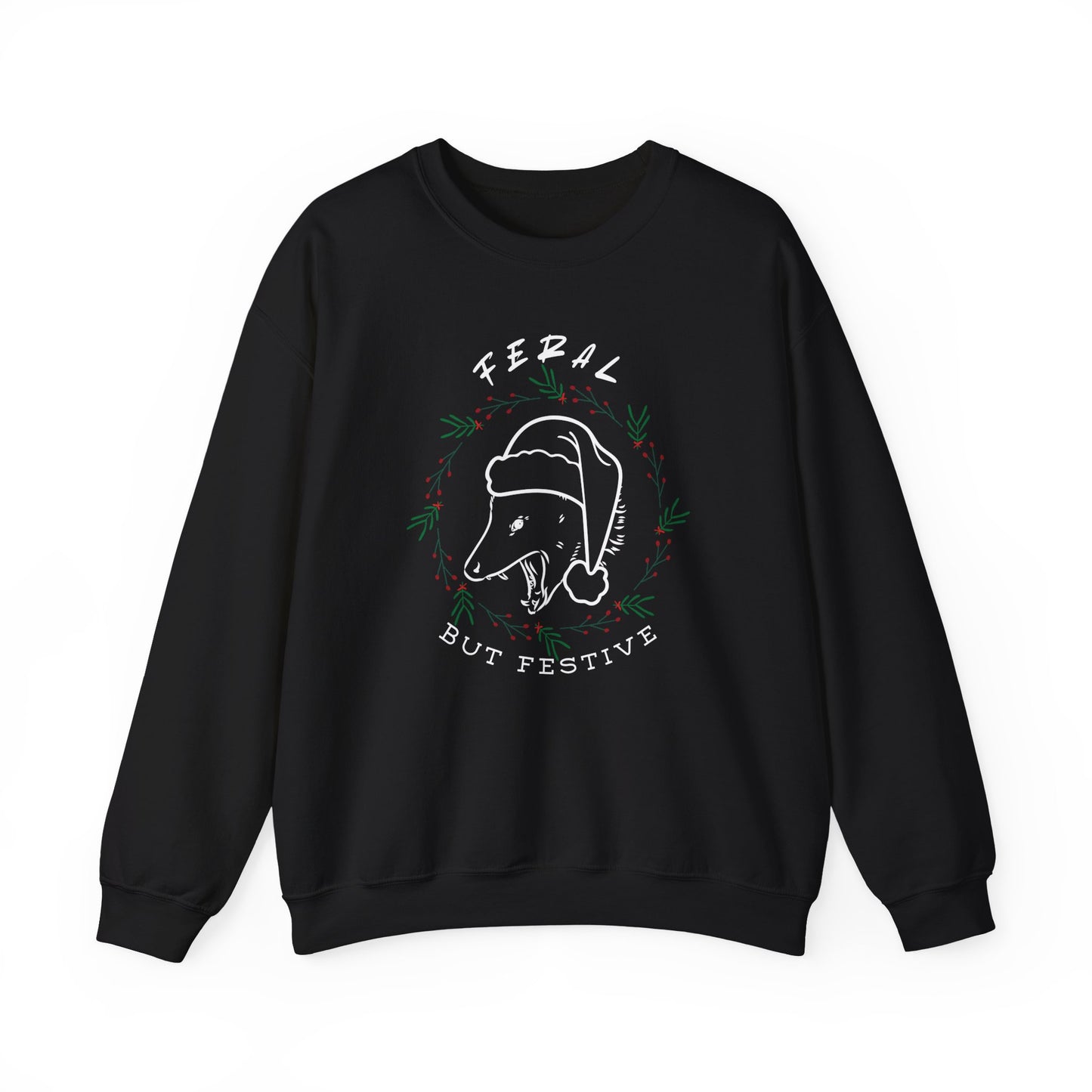 Feral but Festive Crewneck